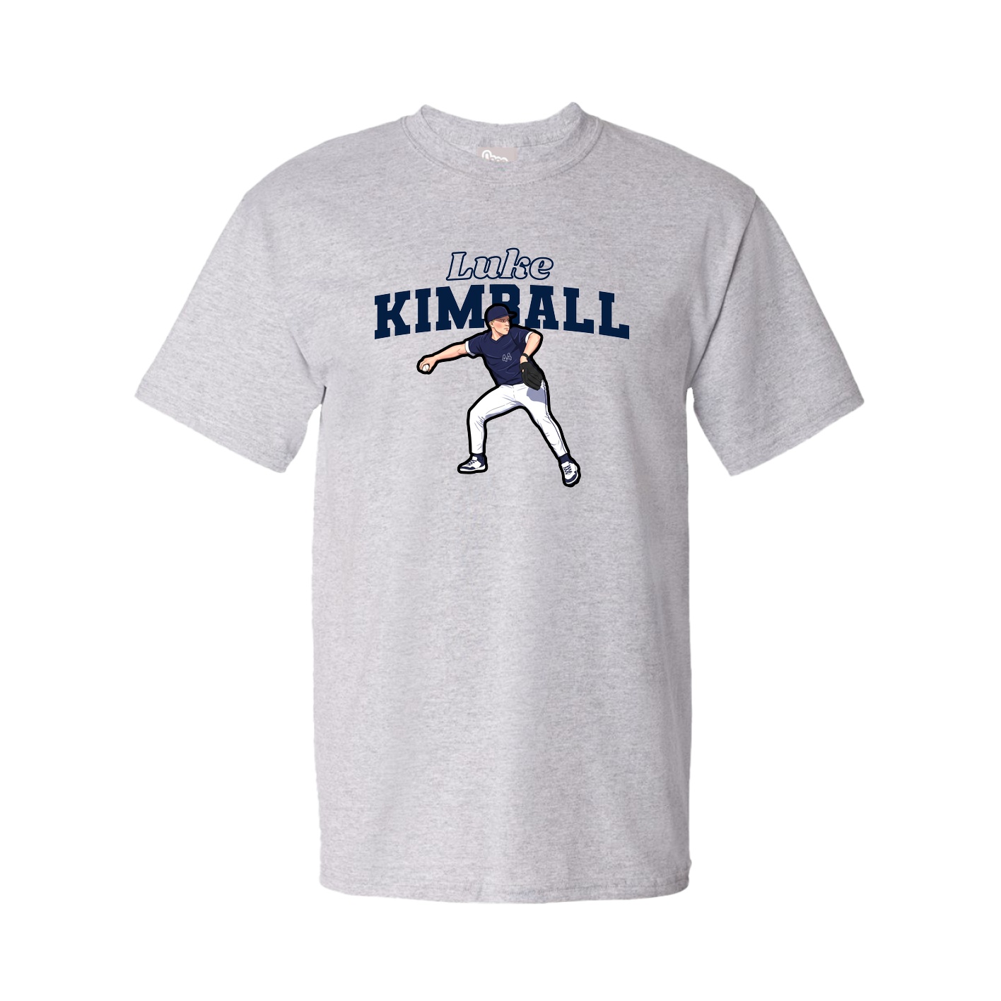 Tee — Name Arch in Grey
