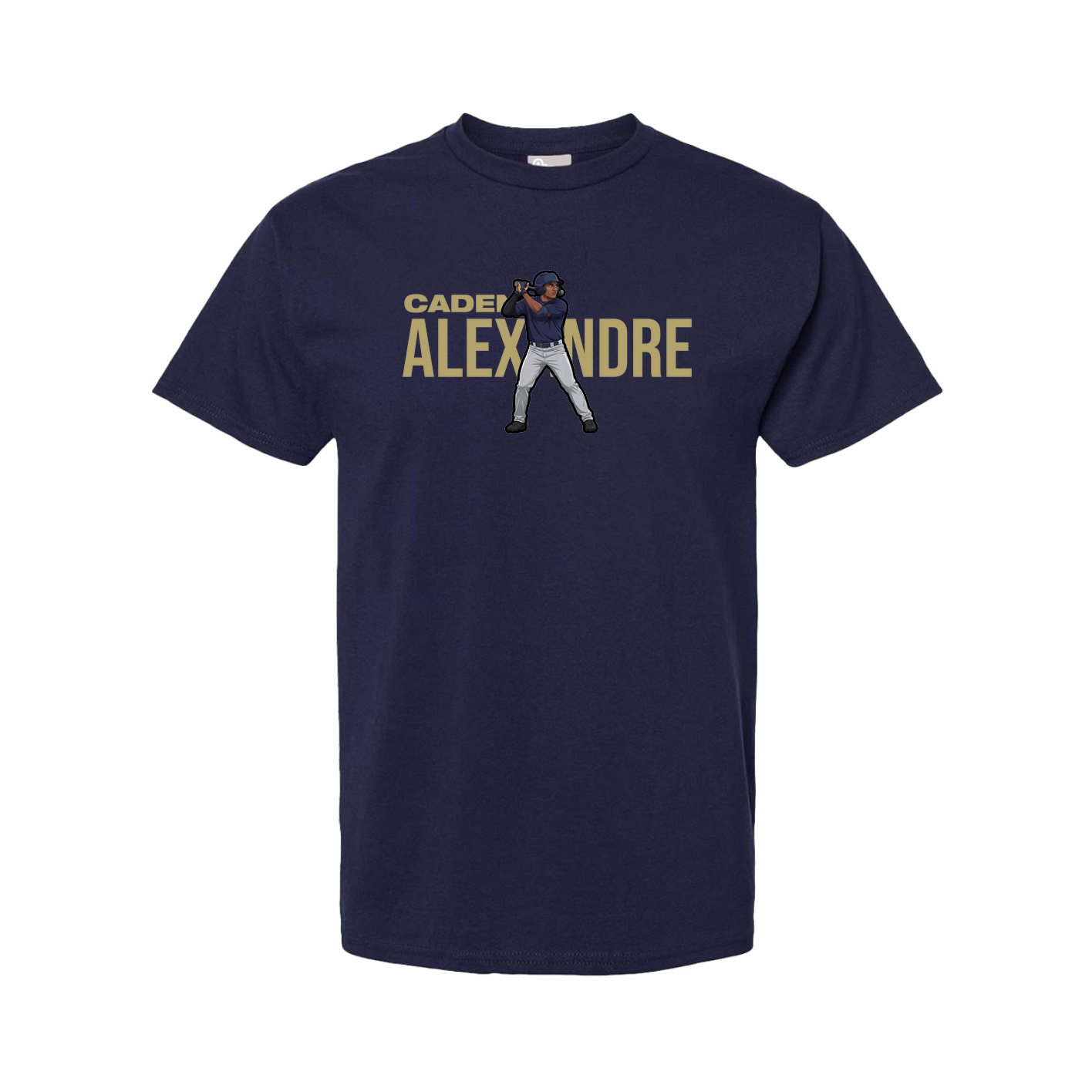 Tee — Player Name in Navy