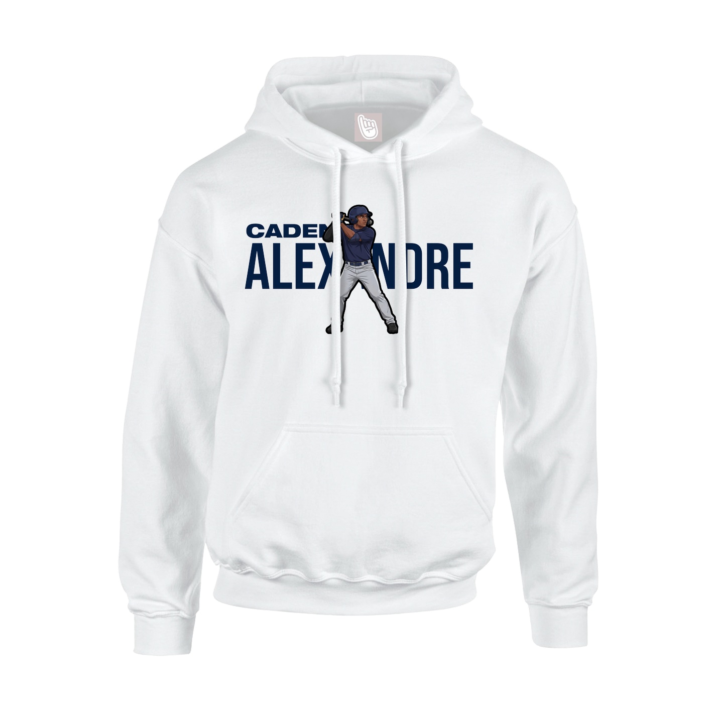 Hoodie — Player Name in White