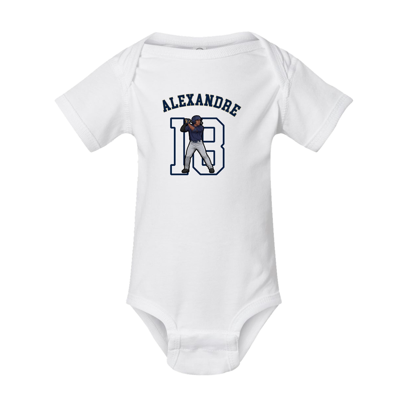 Baby Onesie — Shirsey Arch in White