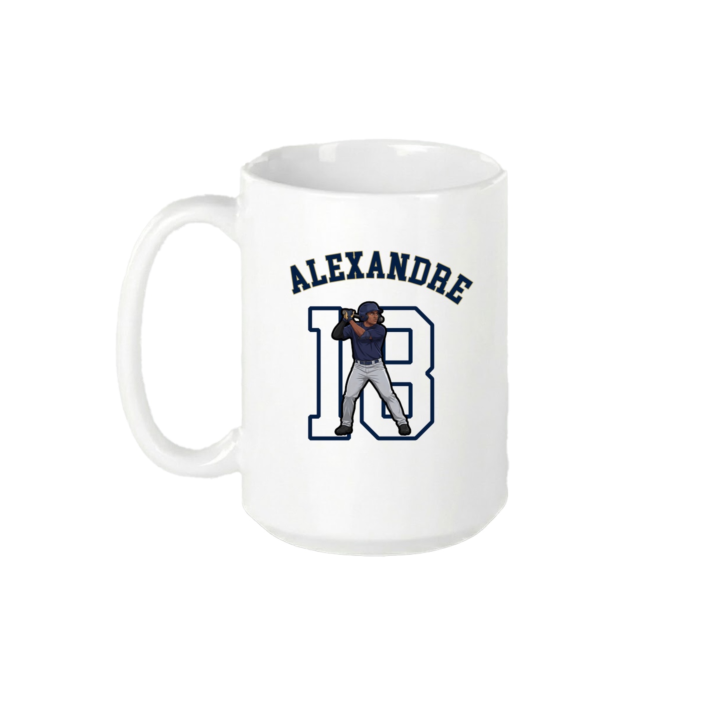 15oz Coffee Mug — Shirsey Arch in White