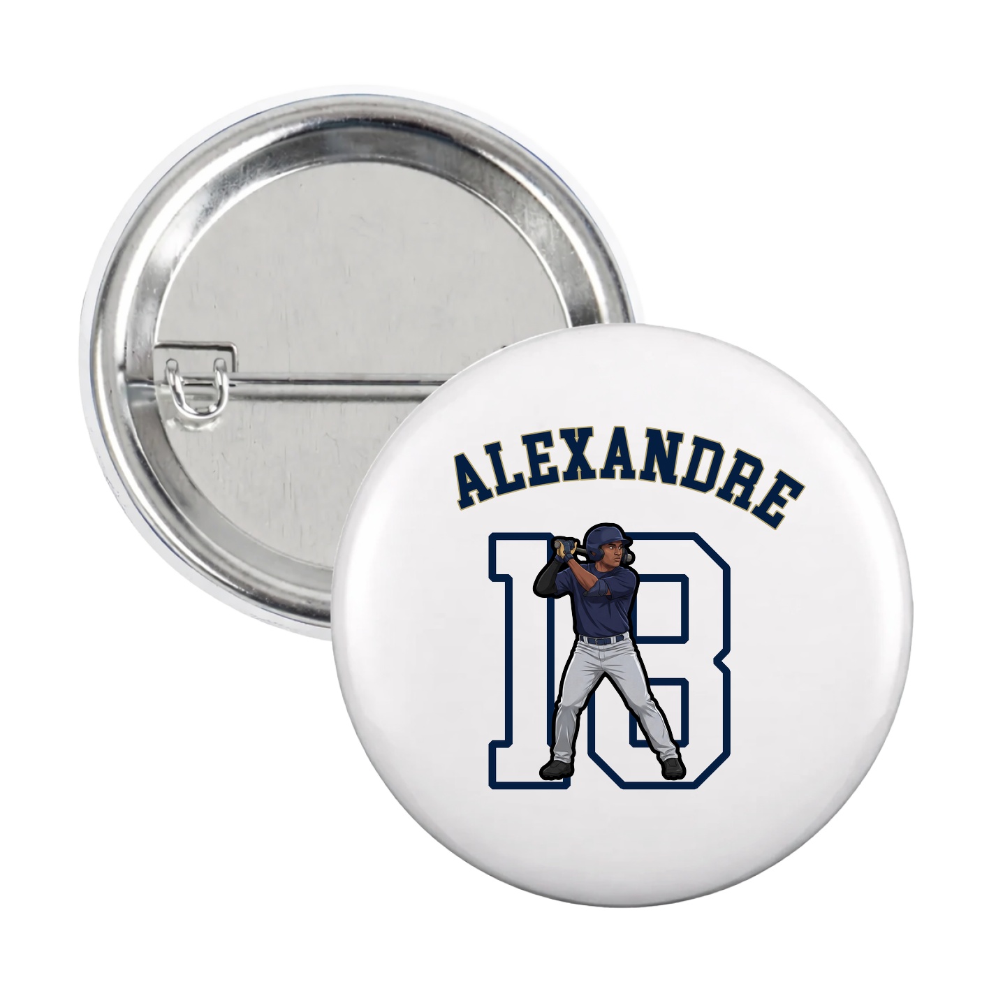 Game Day Button — Shirsey Arch in White