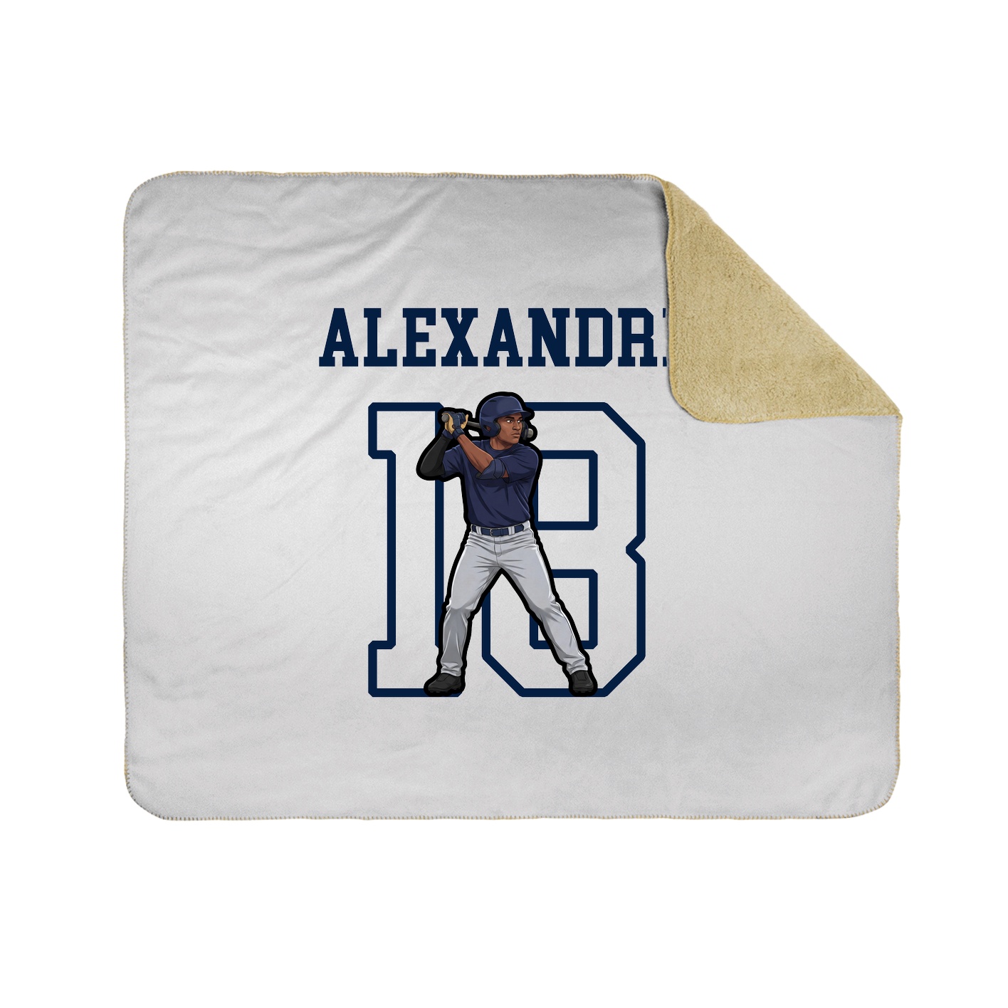 Throw Blanket — Shirsey in White