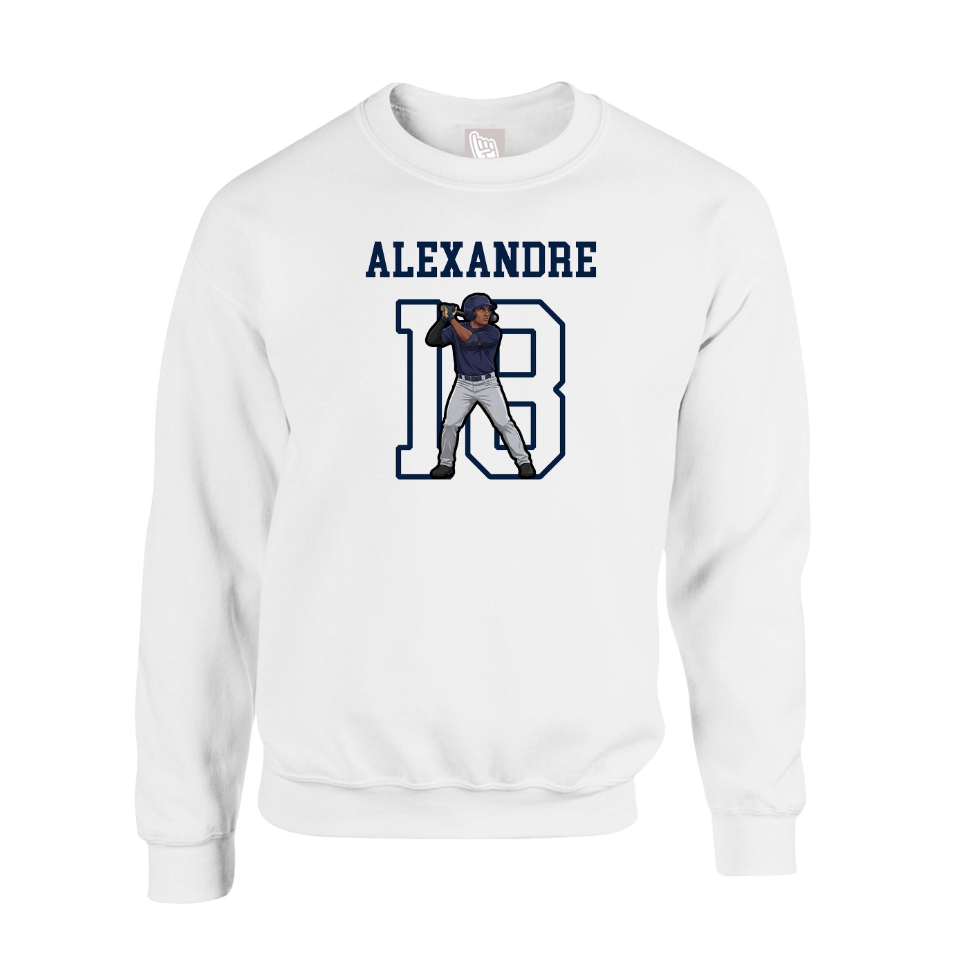 Fleece Crew — Shirsey in White