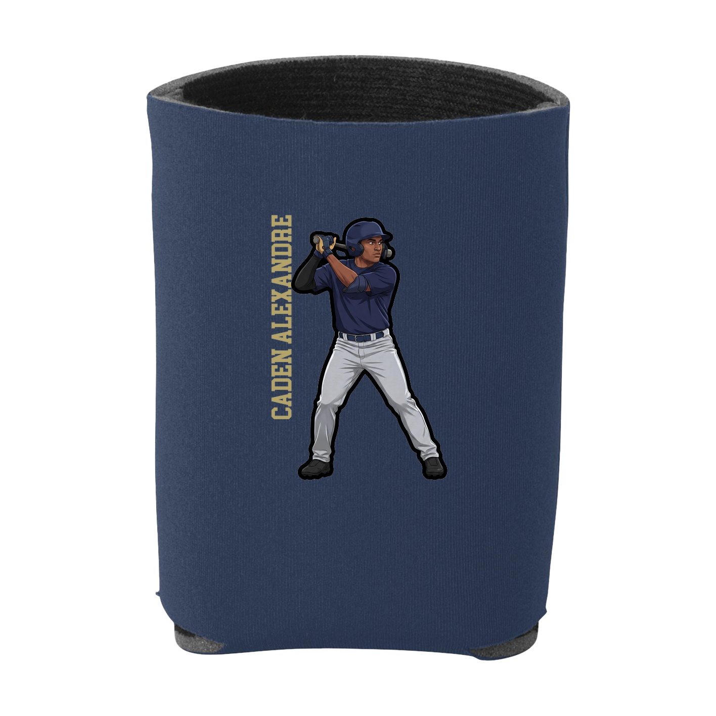 Can Holder — Name Vertical in Navy