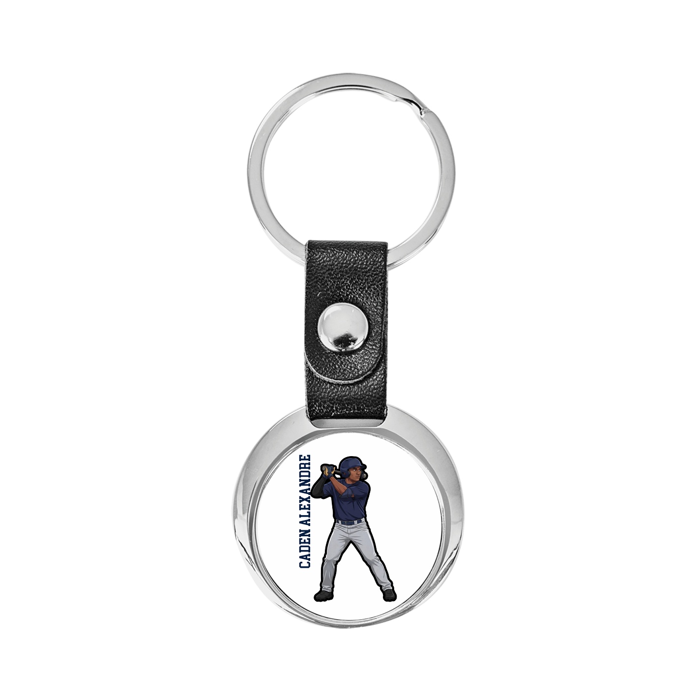Key Chain — Name Vertical in Classic