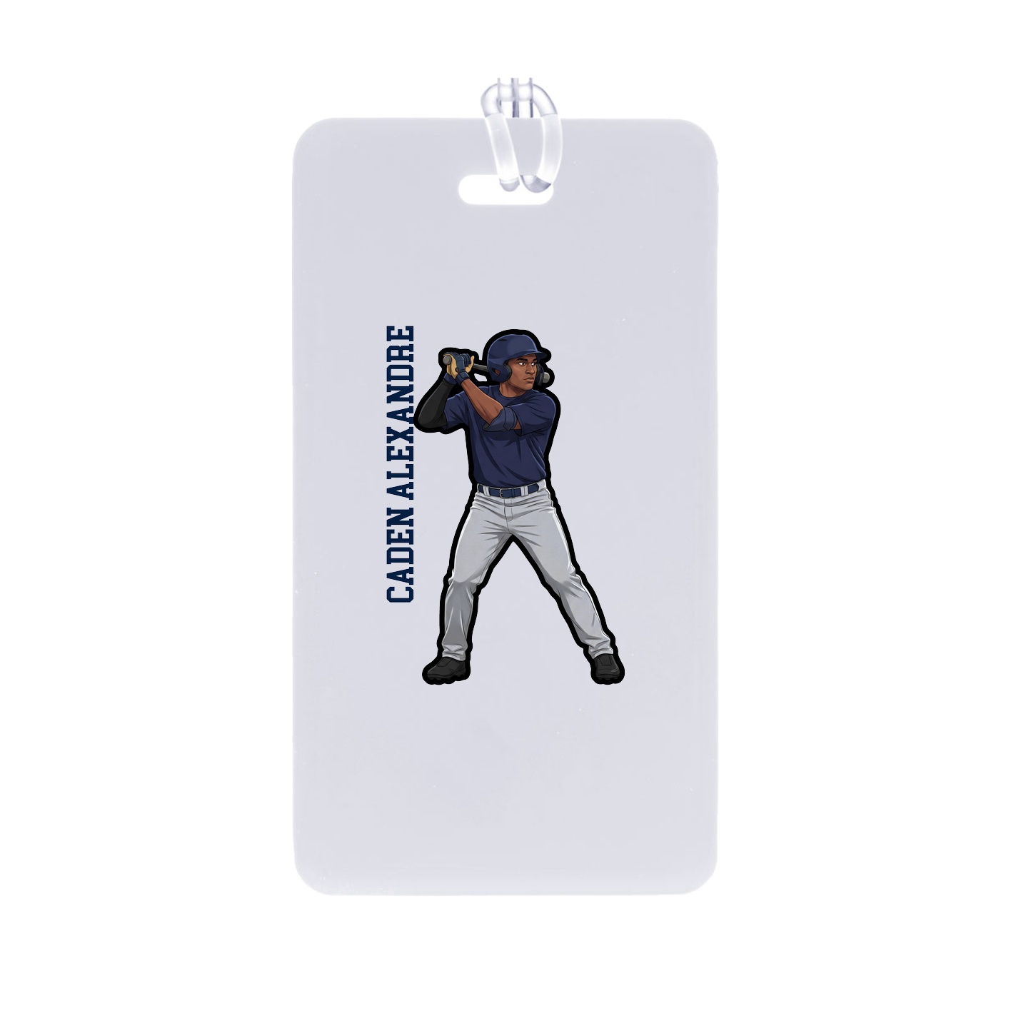 Bag Tag — Name Vertical in Classic