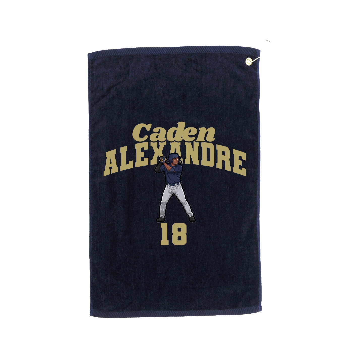 Golf Towel — Signature Arch in Navy