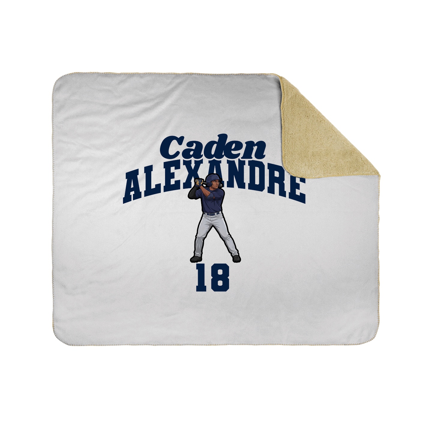 Throw Blanket — Signature Arch in White