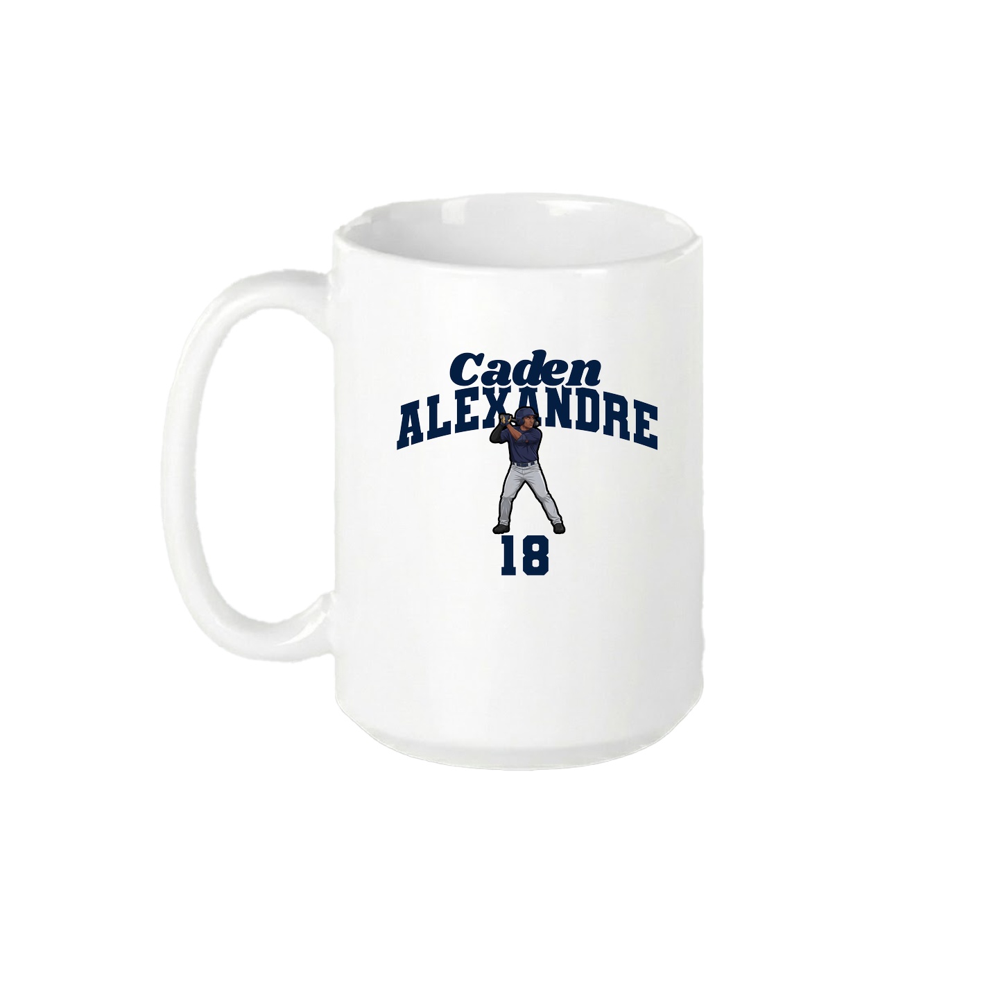 15oz Coffee Mug — Signature Arch in White