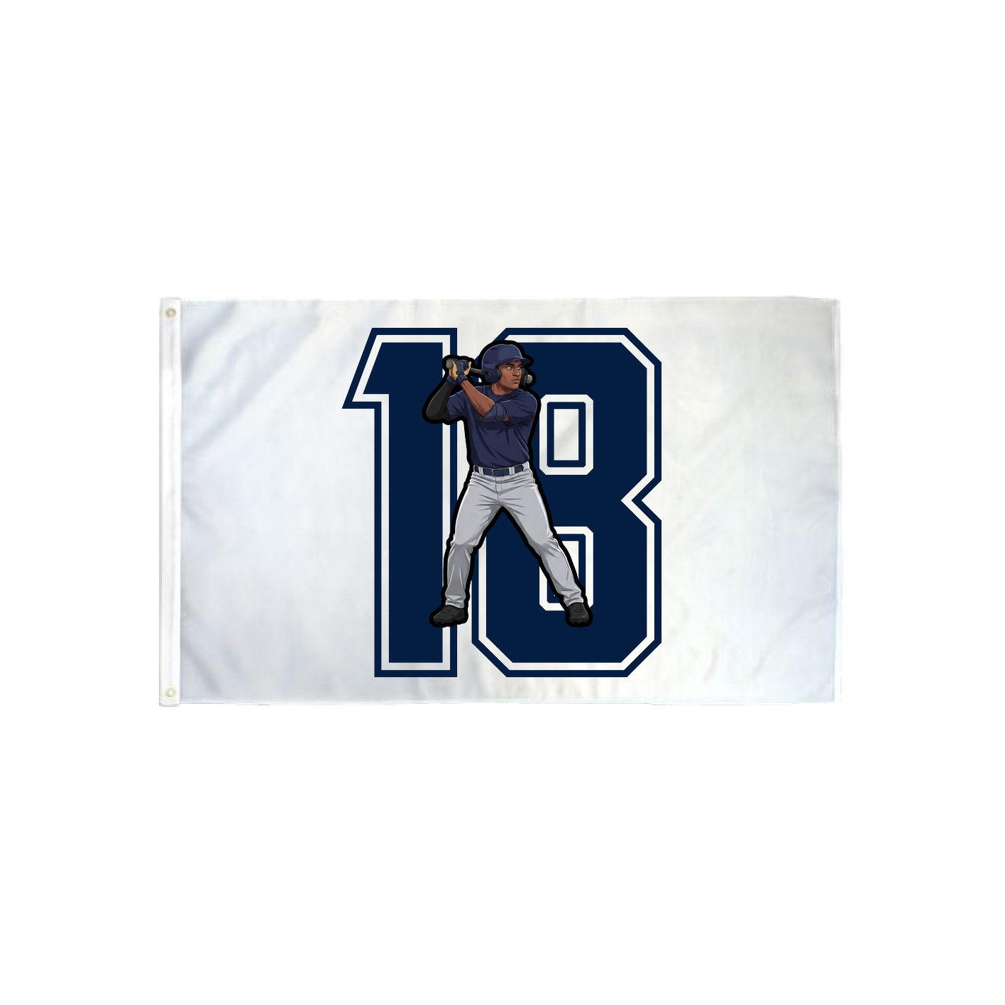3x5 Flag — Number in Classic