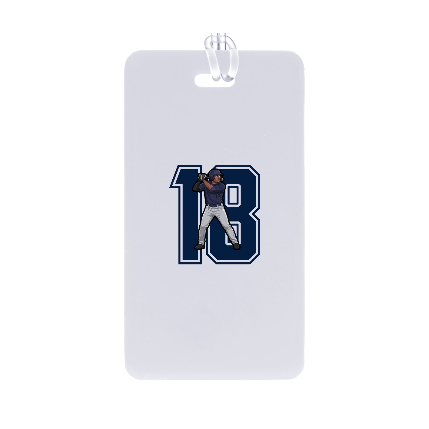Bag Tag — Number in Classic