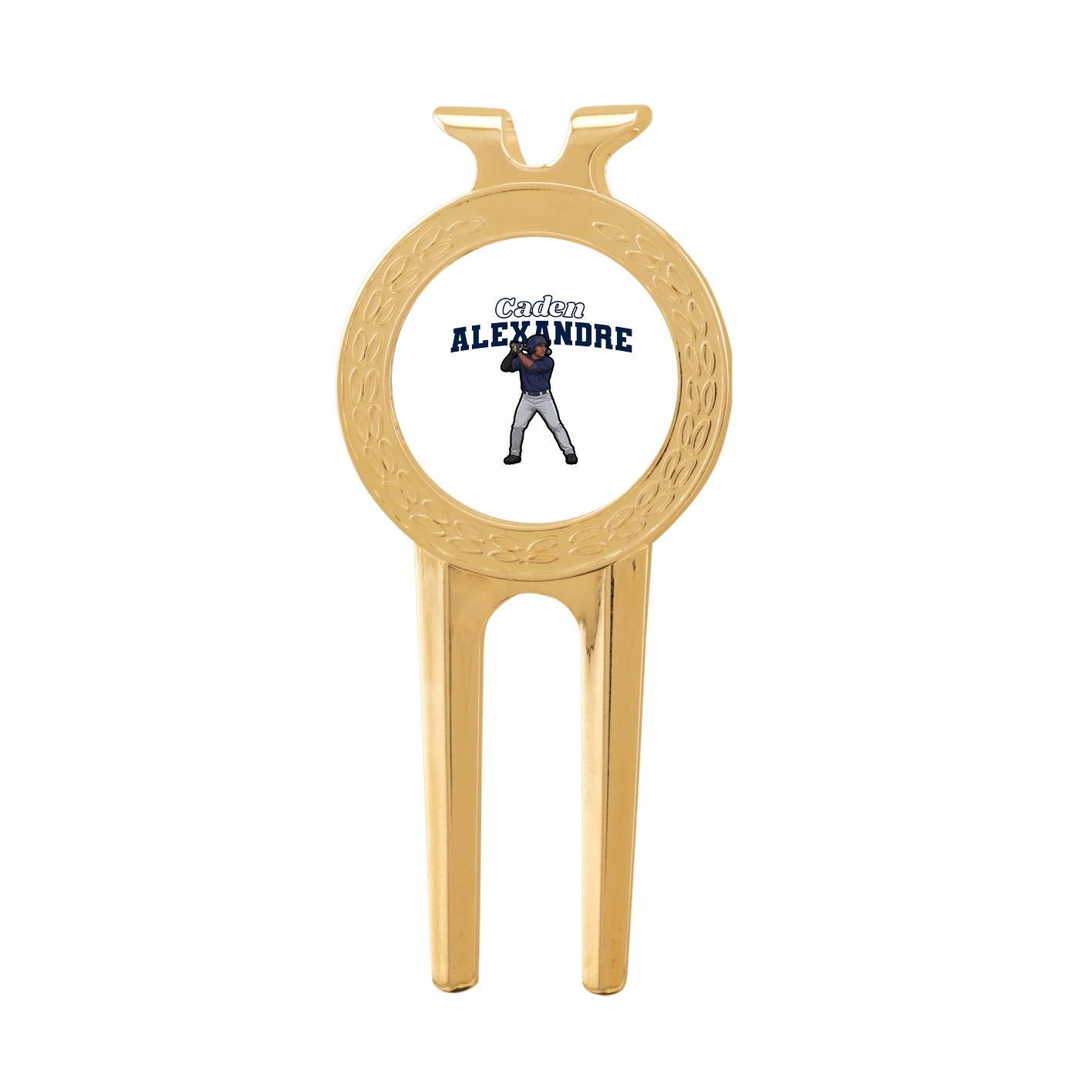 Divot Tool with Ball Marker — Name Arch in Classic