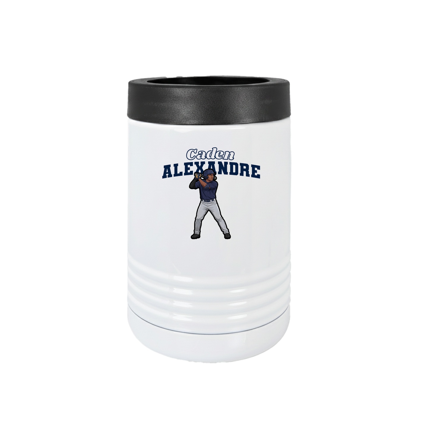 Beverage Holder — Name Arch in White