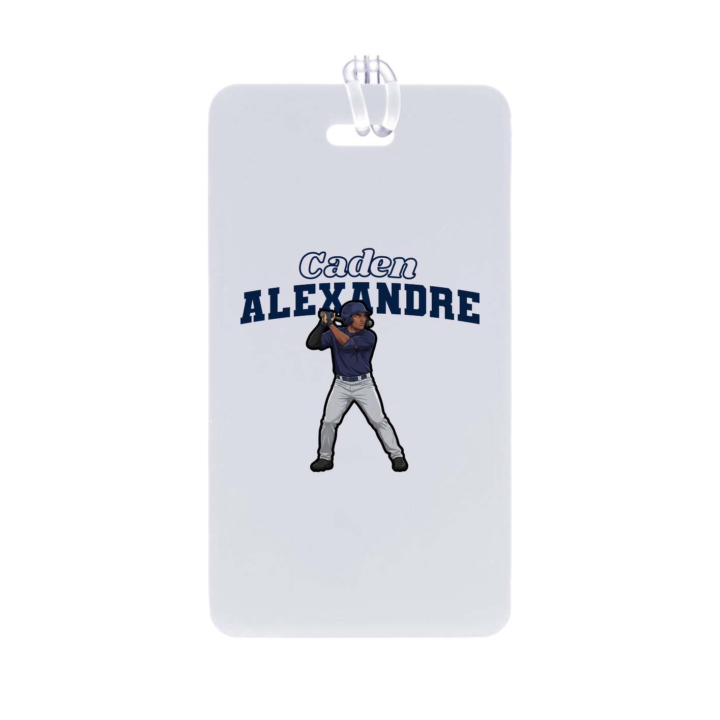 Bag Tag — Name Arch in Classic