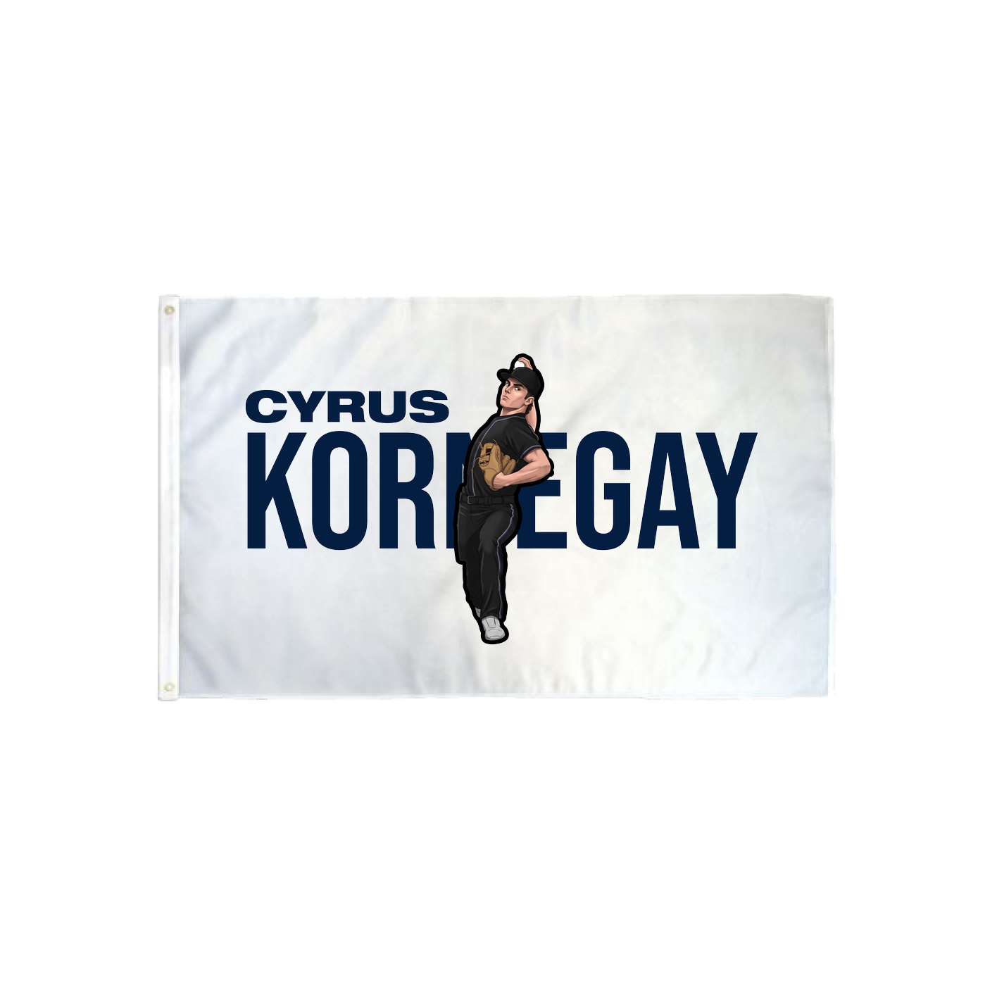 3x5 Flag — Player Name in Classic