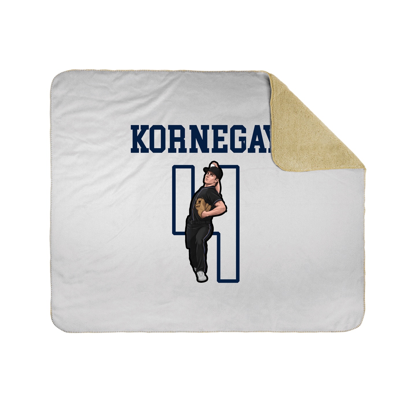 Throw Blanket — Shirsey in White