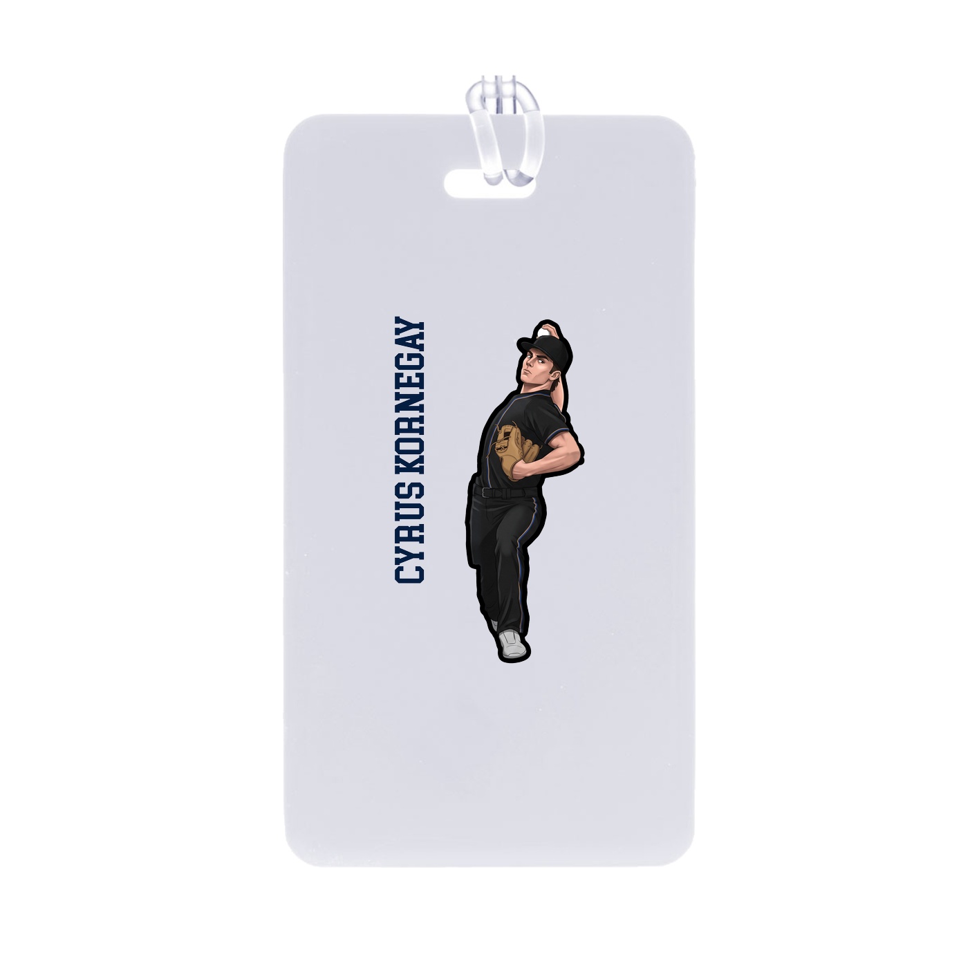 Bag Tag — Name Vertical in Classic