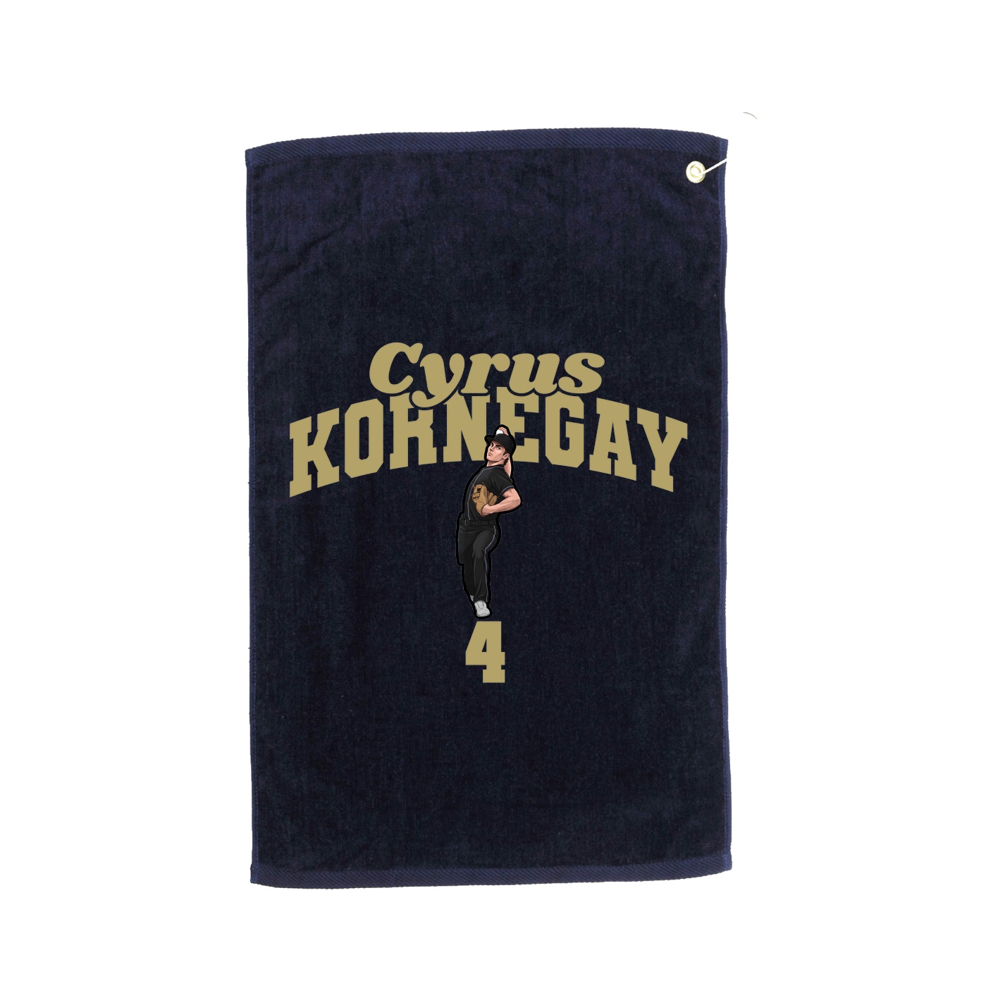 Golf Towel — Signature Arch in Navy