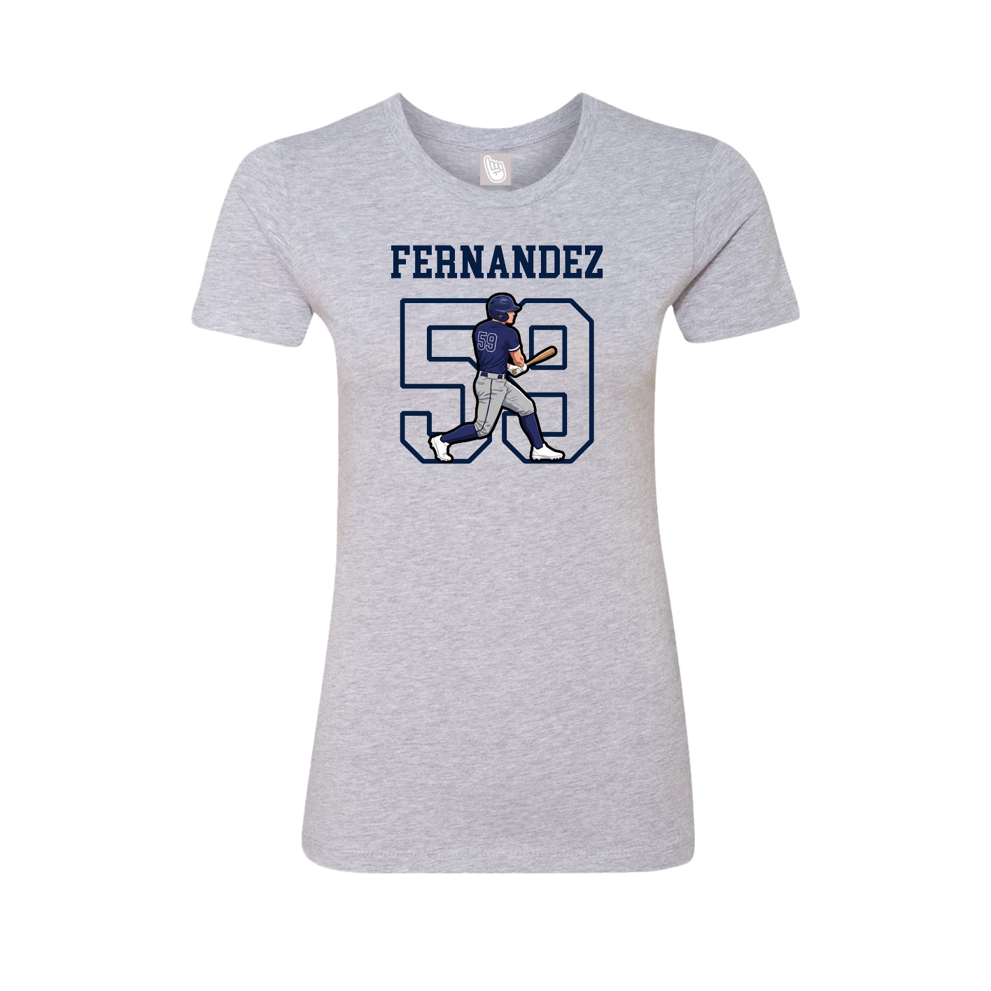 Fitted Women's Tee — Shirsey in Grey