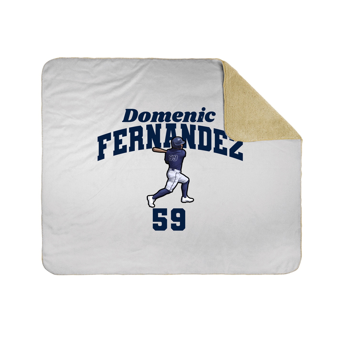 Throw Blanket — Signature Arch in White