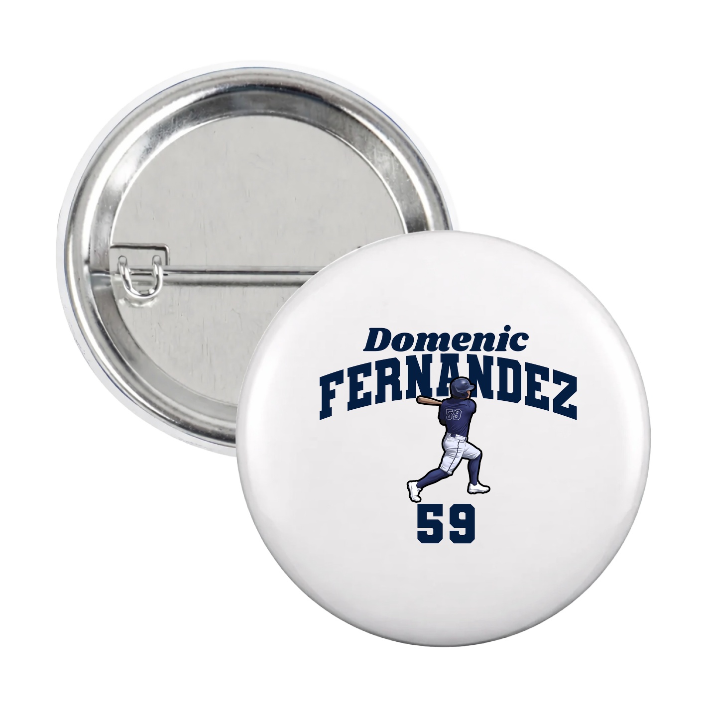 Game Day Button — Signature Arch in White