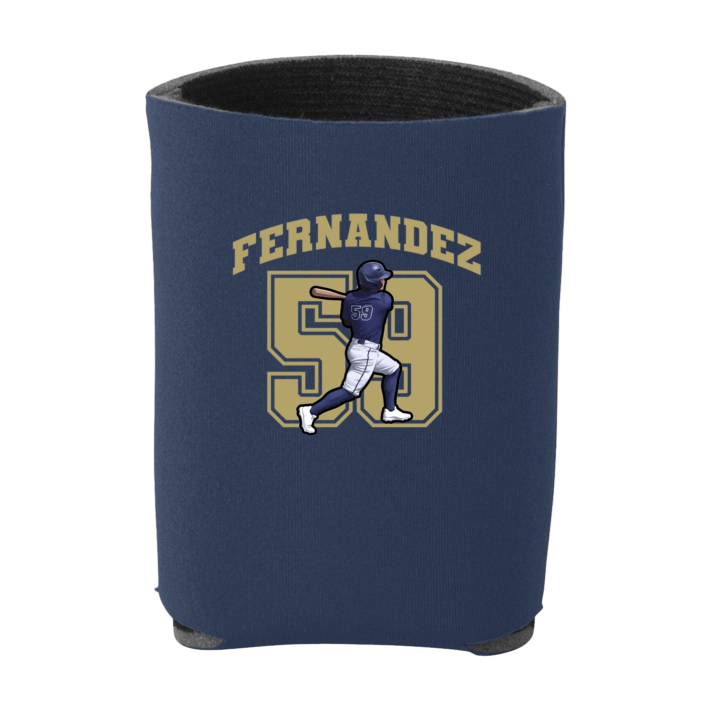 Can Holder — Number in Navy