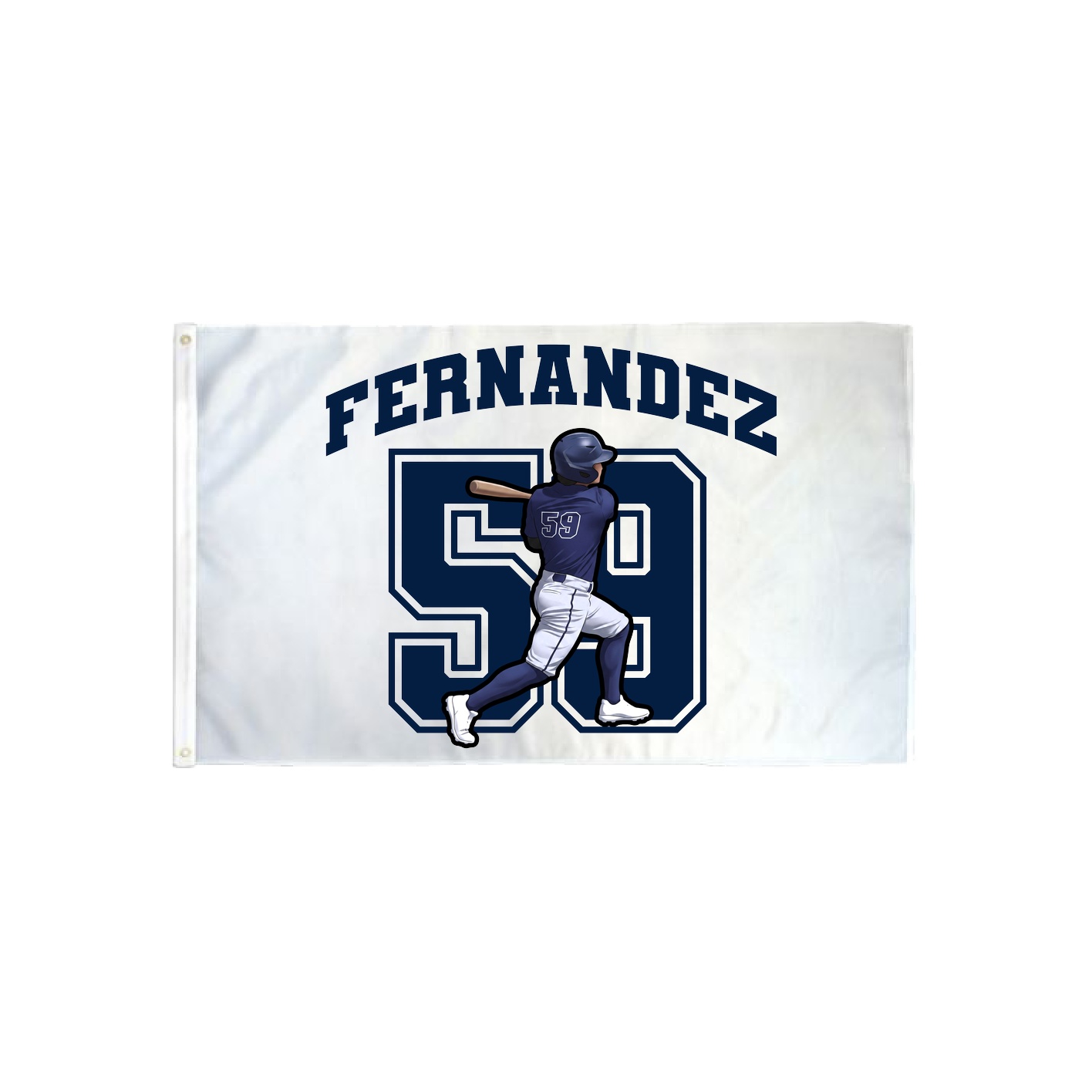 3x5 Flag — Number in Classic