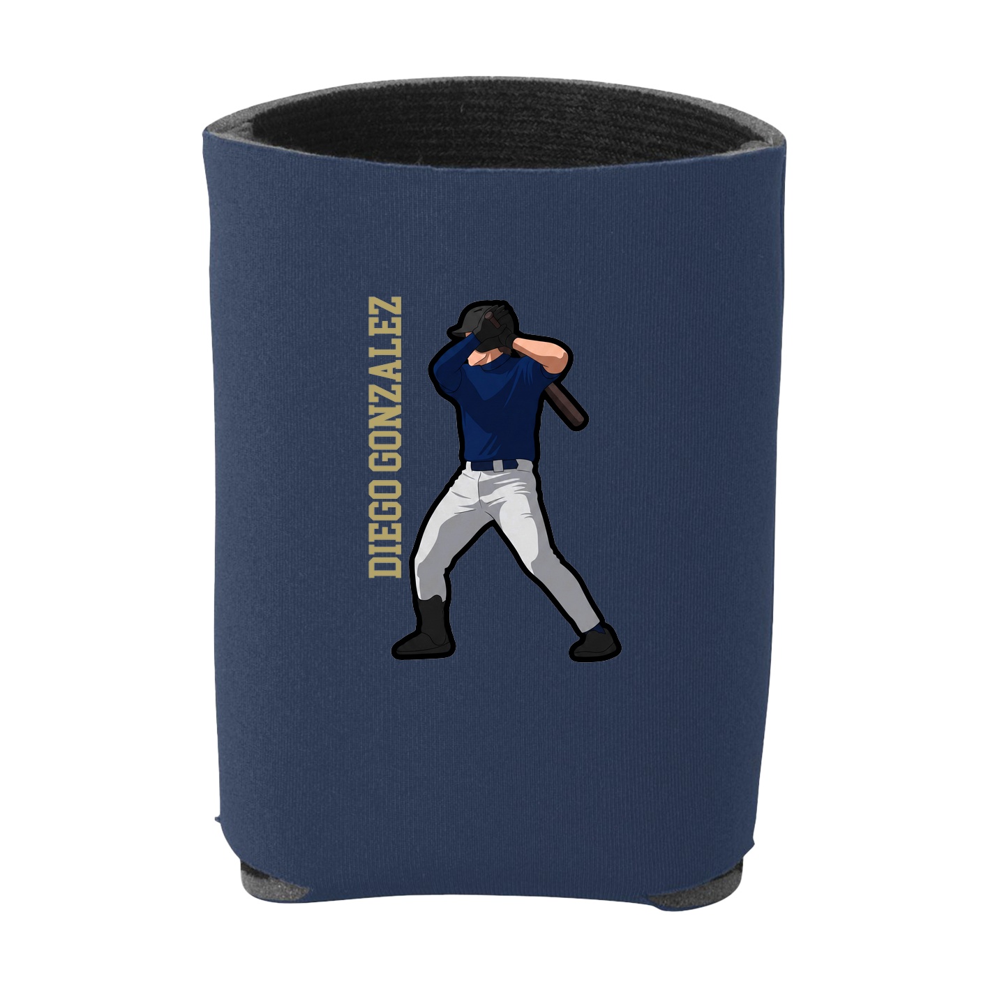 Can Holder — Name Vertical in Navy