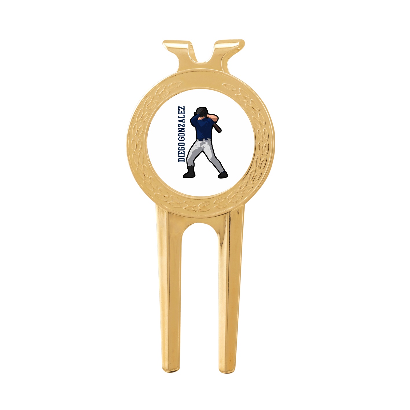Divot Tool with Ball Marker — Name Vertical in Classic