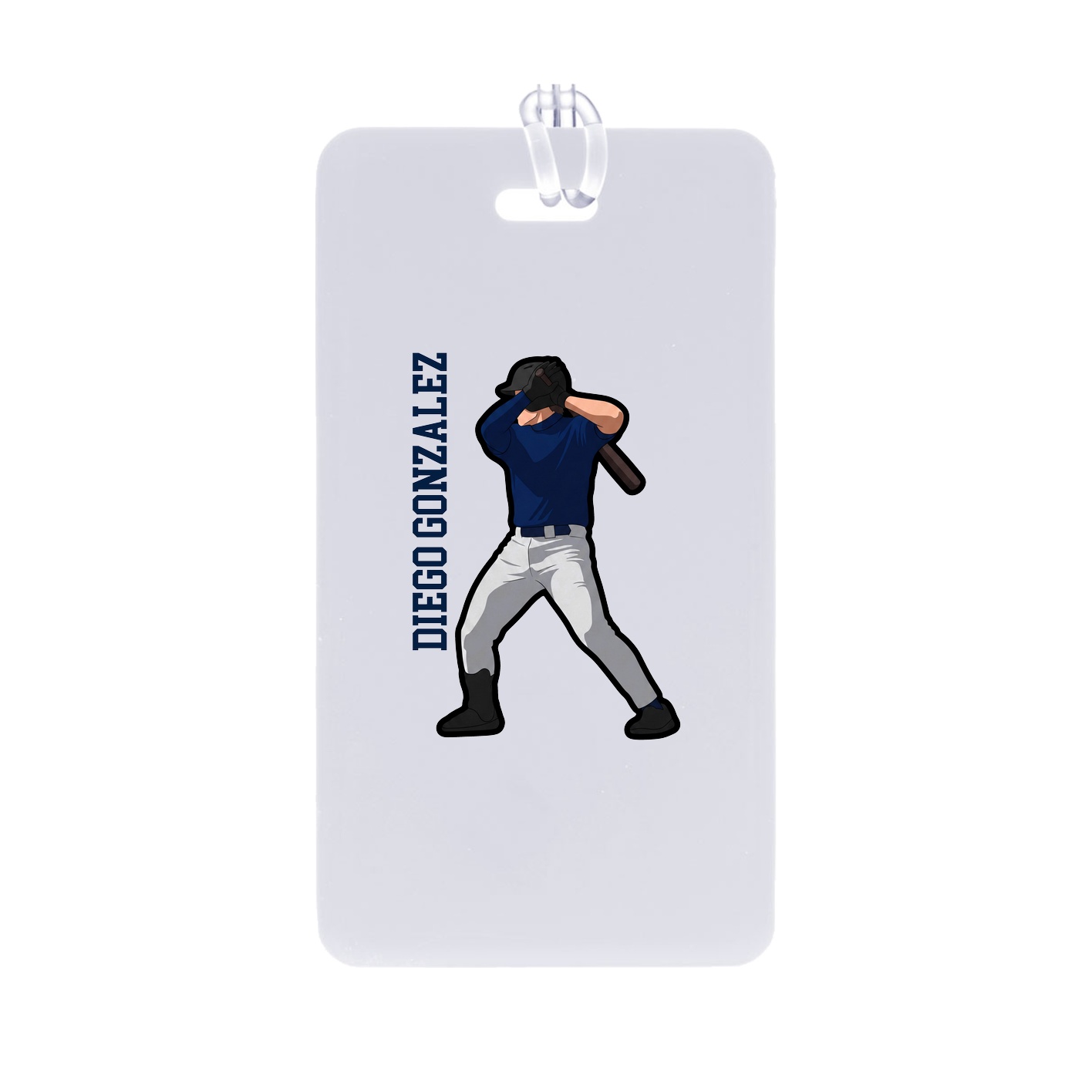 Bag Tag — Name Vertical in Classic