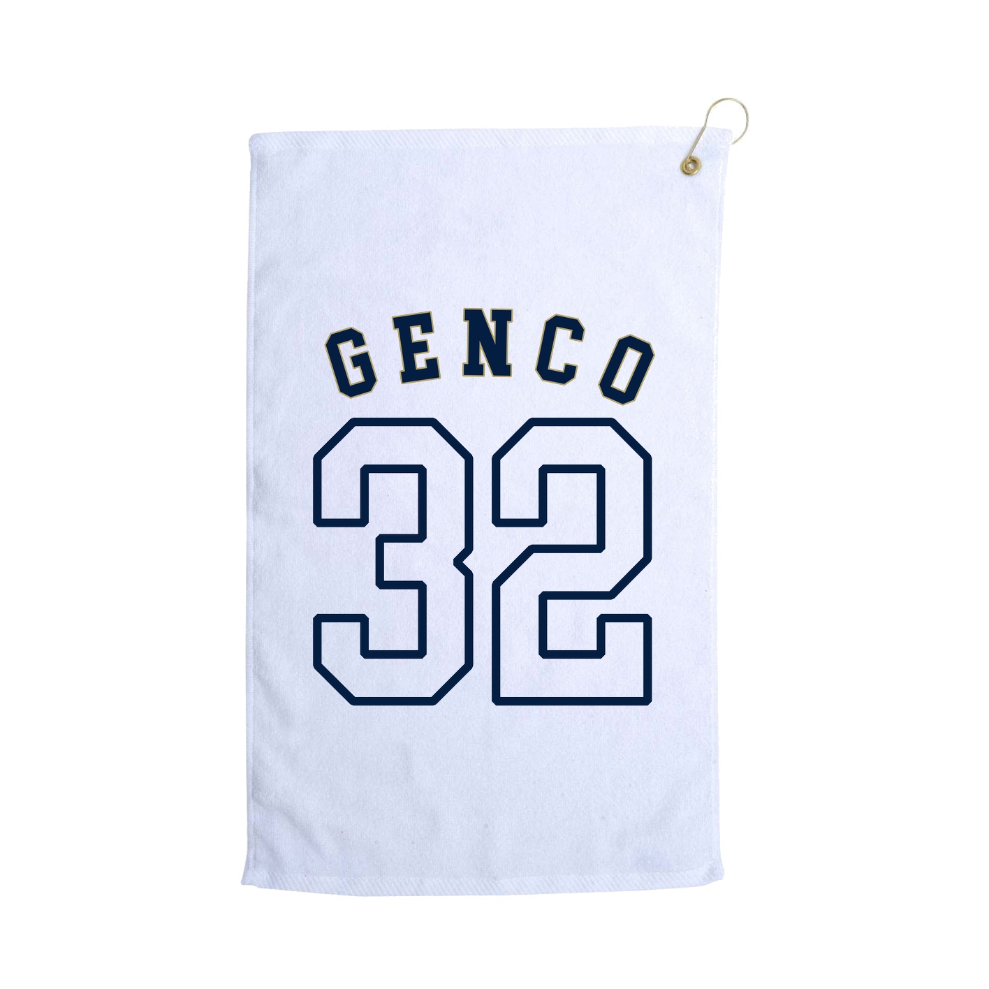 Golf Towel — Shirsey Arch in White