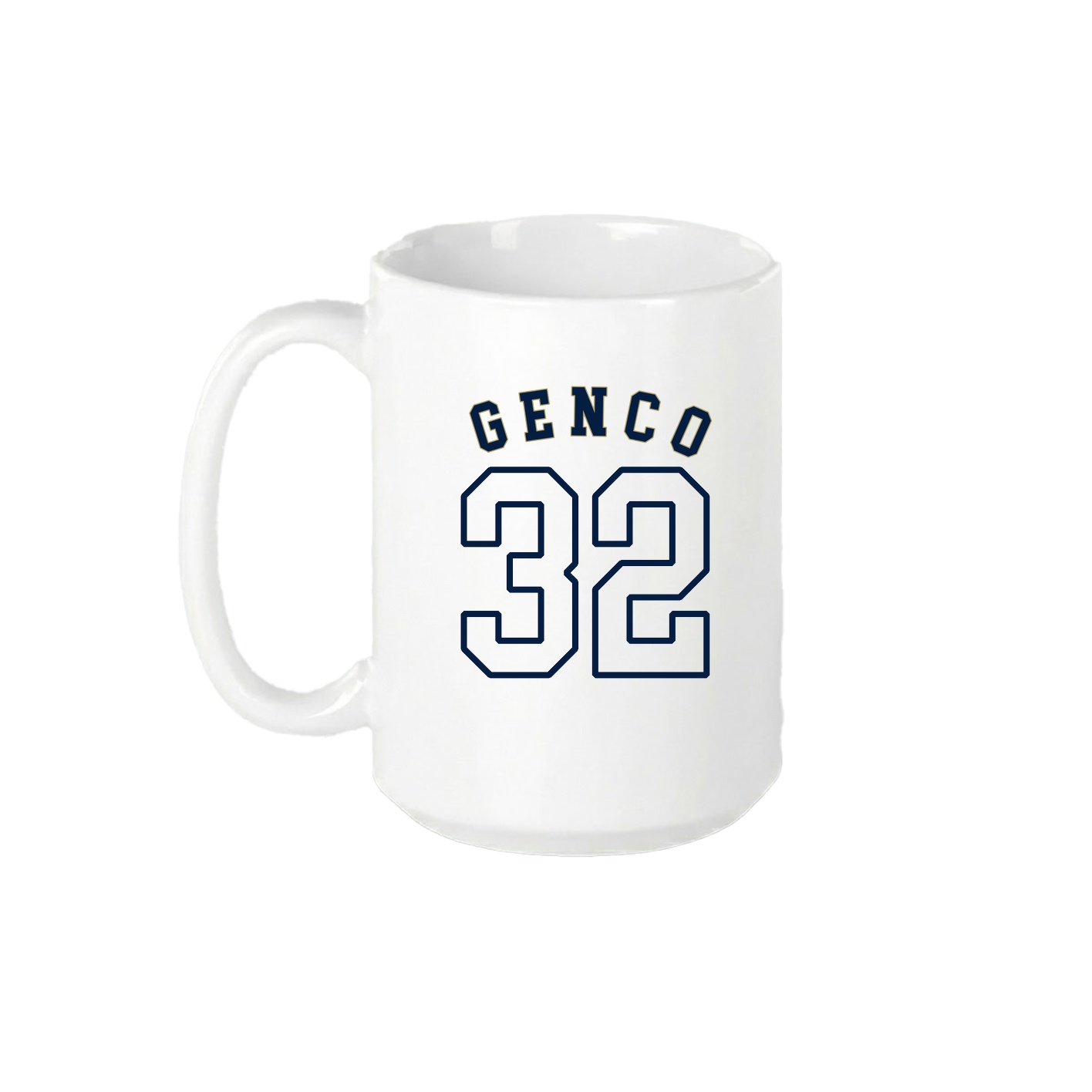 15oz Coffee Mug — Shirsey Arch in White