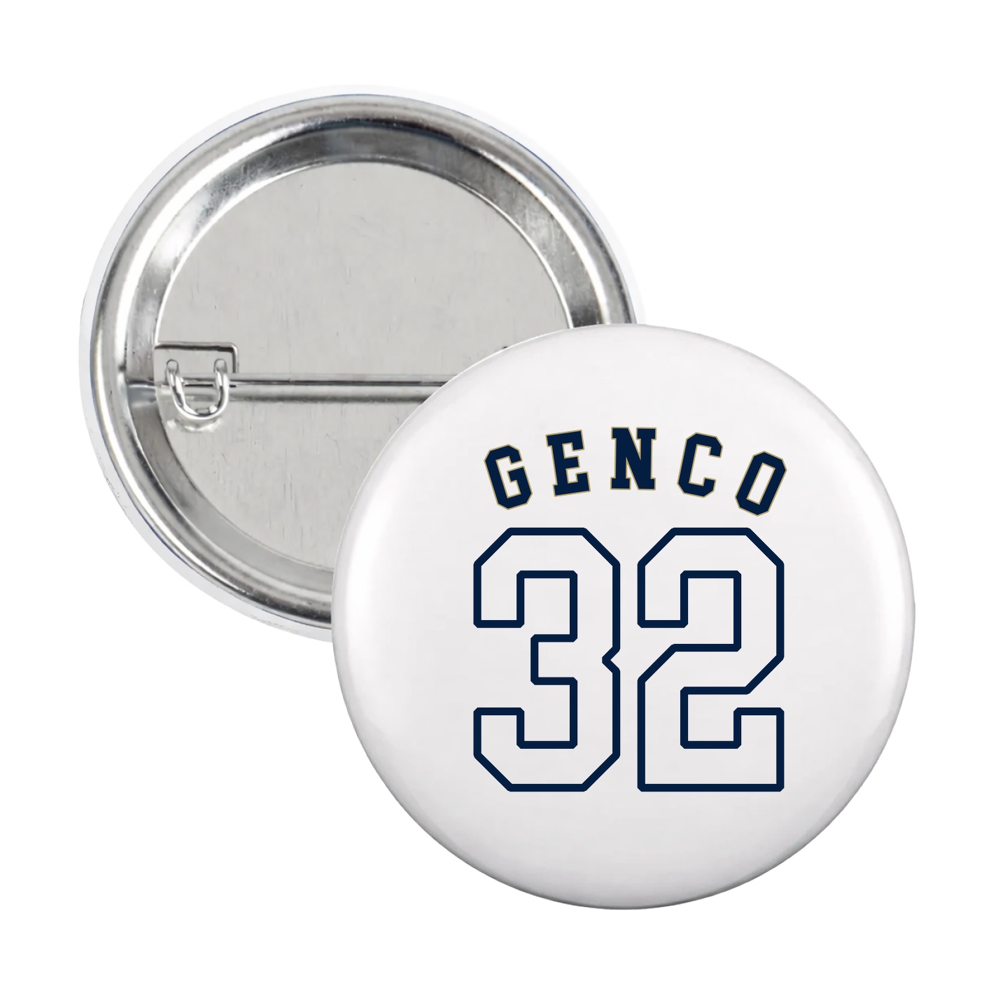 Game Day Button — Shirsey Arch in White