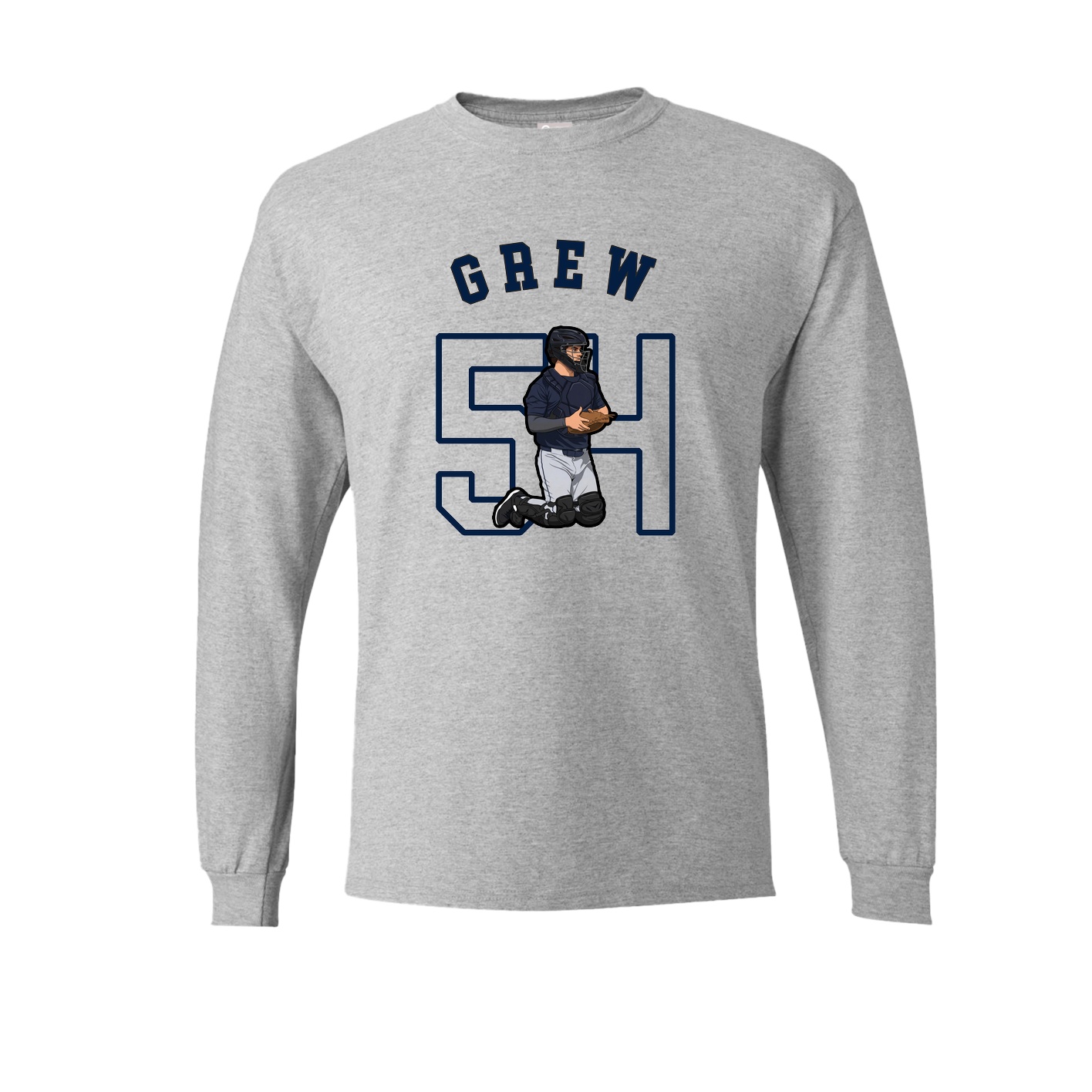 Long Sleeve Tee — Shirsey Arch in Grey