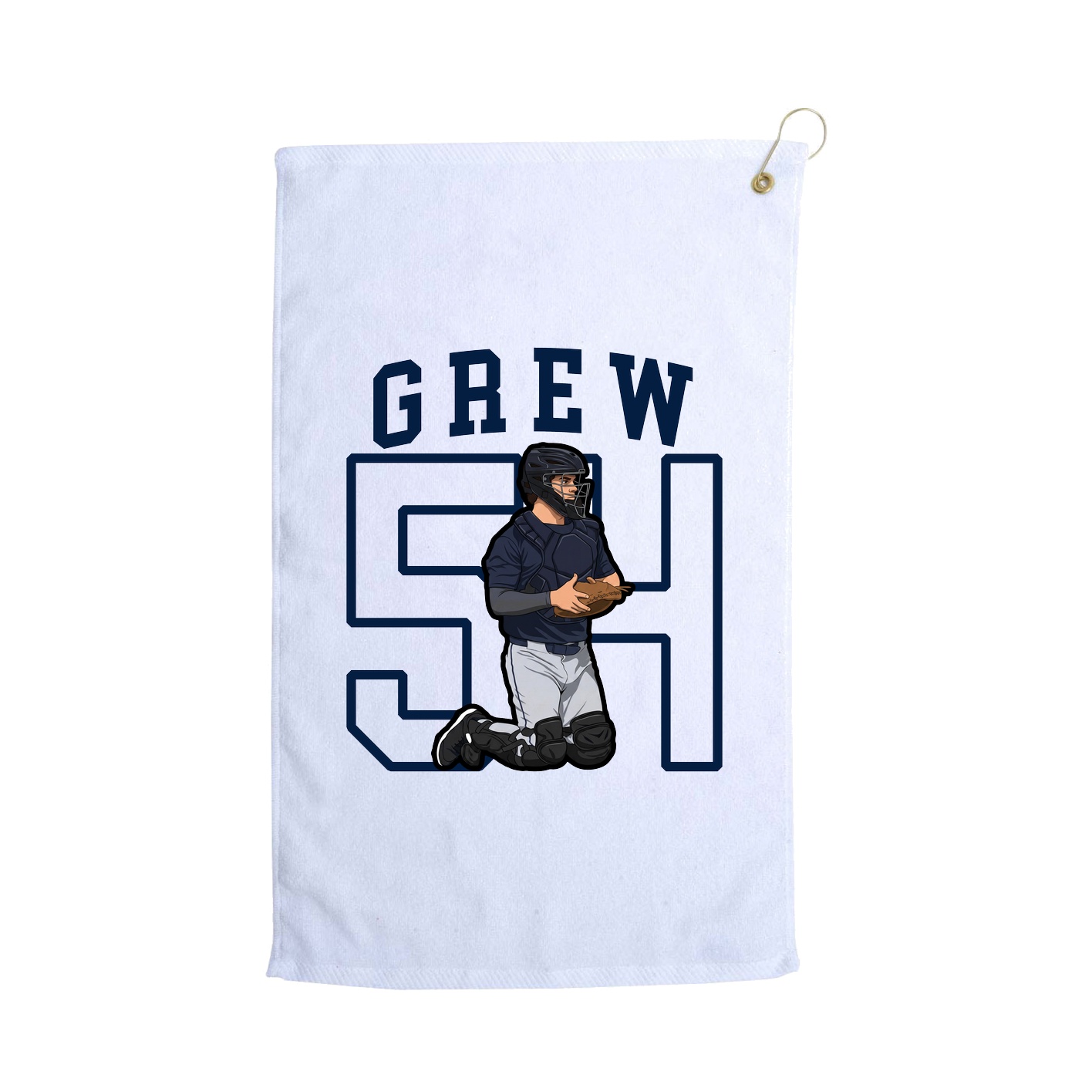 Golf Towel — Shirsey in White