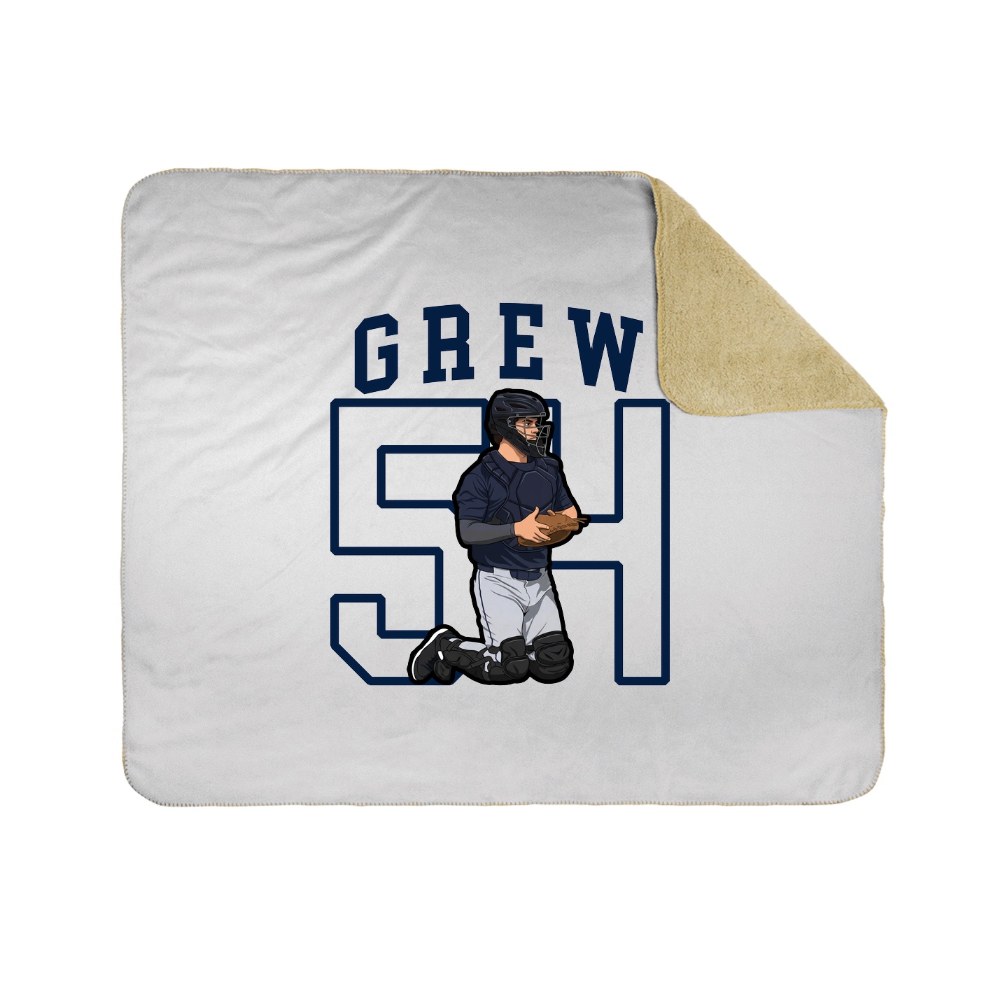 Throw Blanket — Shirsey in White
