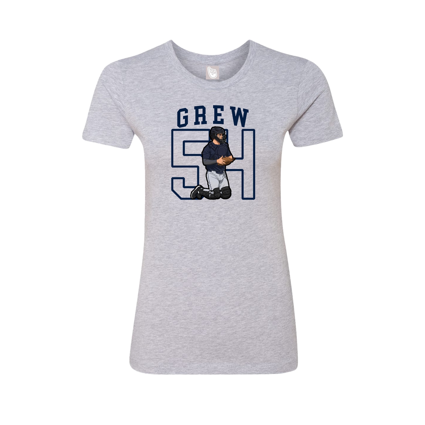 Fitted Women's Tee — Shirsey in Grey