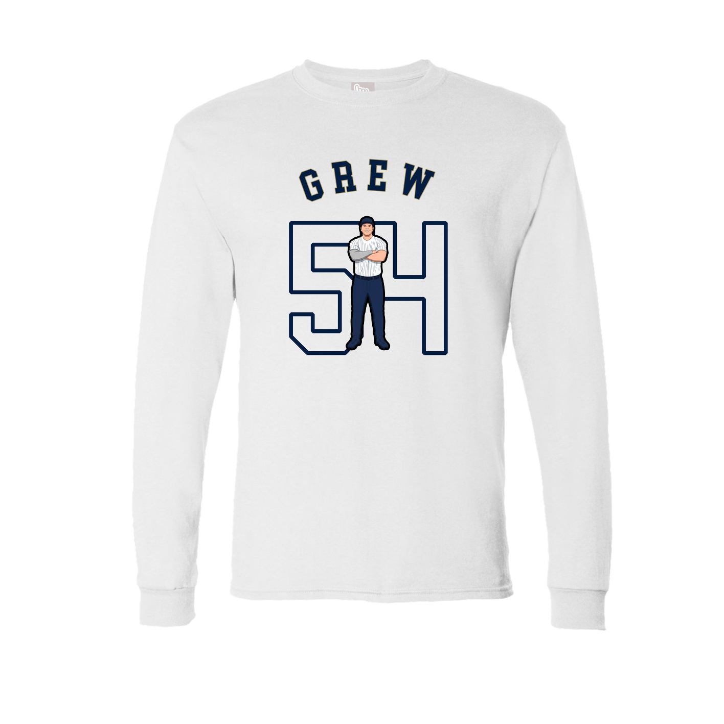 Long Sleeve Tee — Shirsey Arch in White