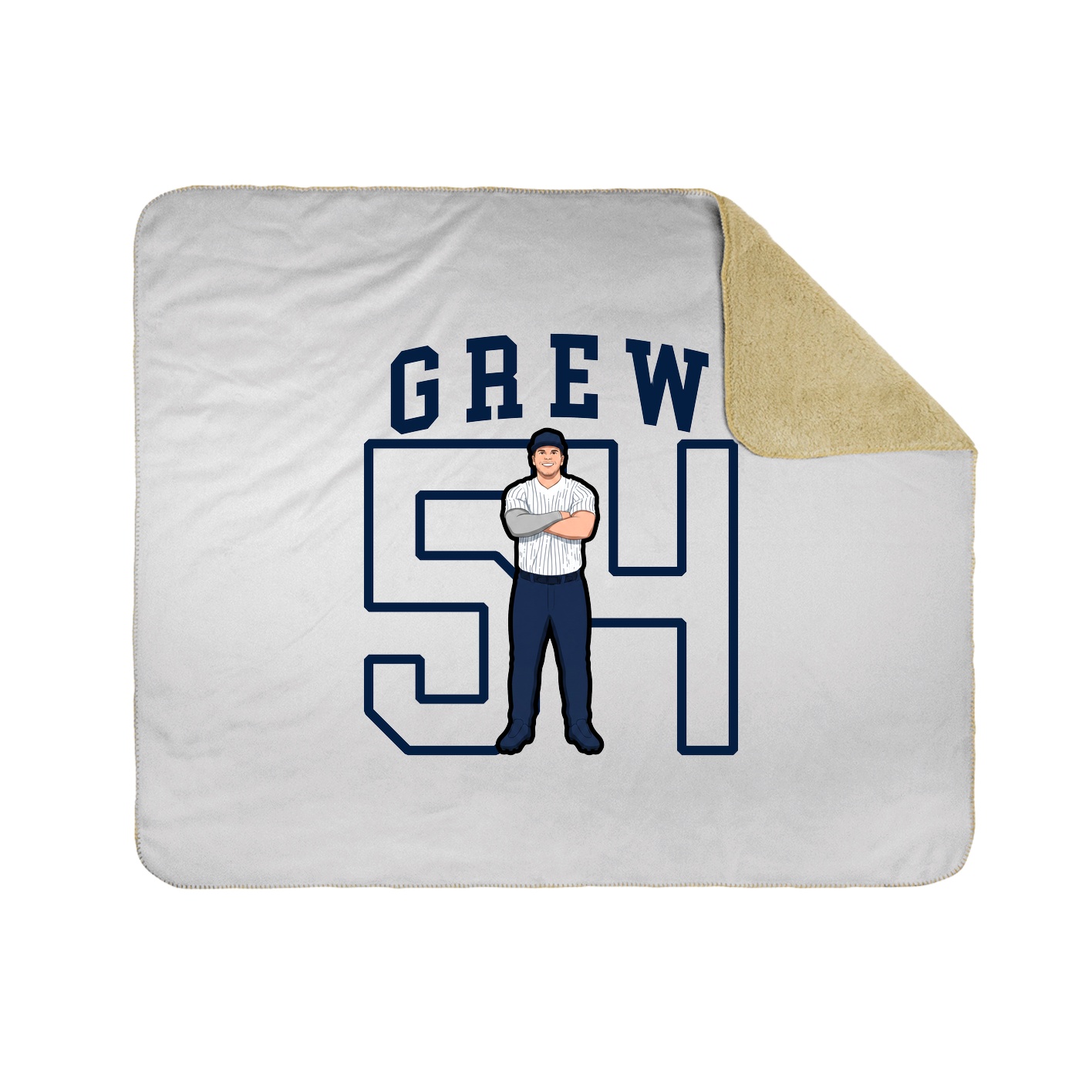50x60 Sherpa Lined Throw Blanket