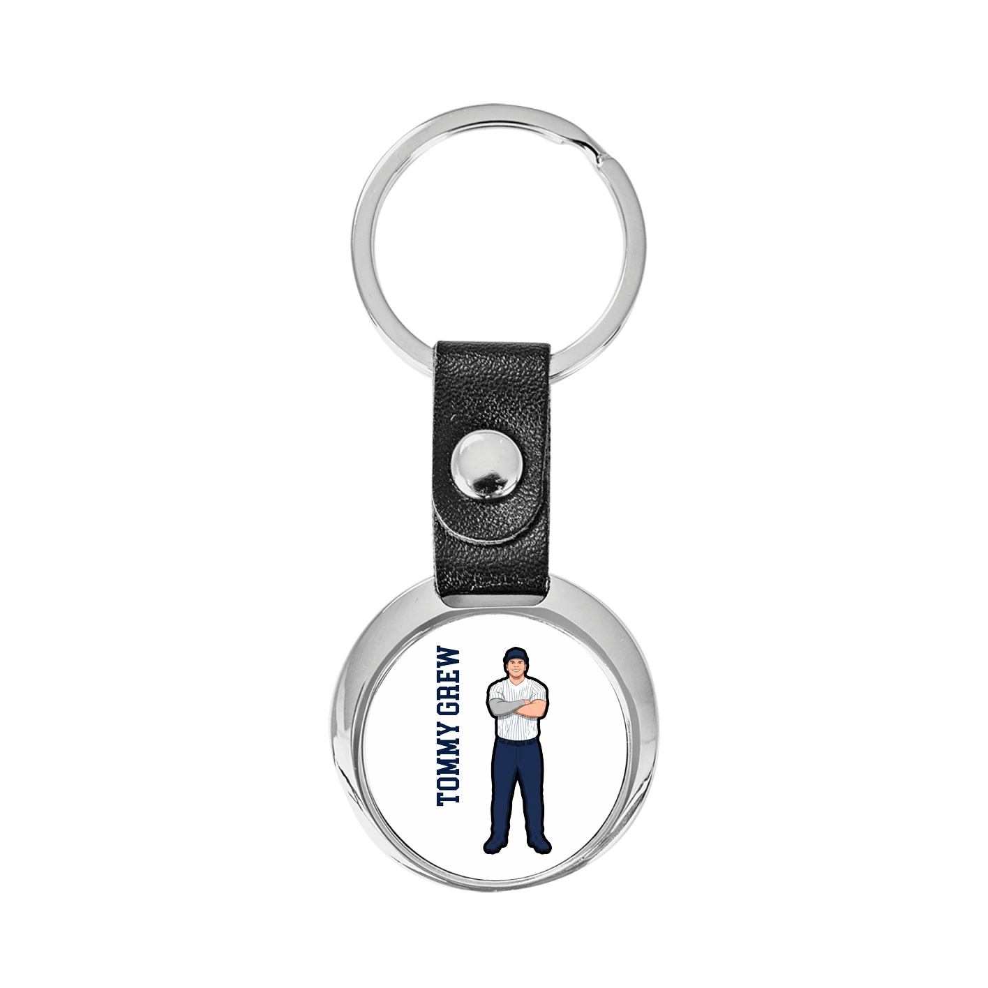 Key Chain — Name Vertical in Classic