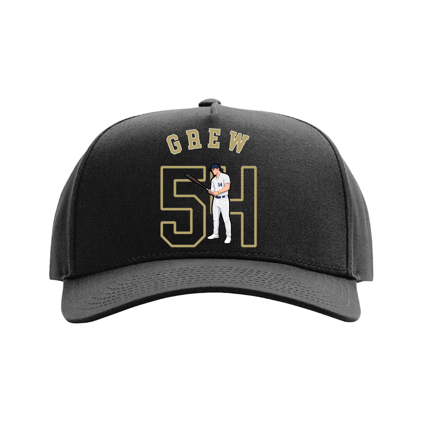 Full Fabric Five-Panel Champ Cap