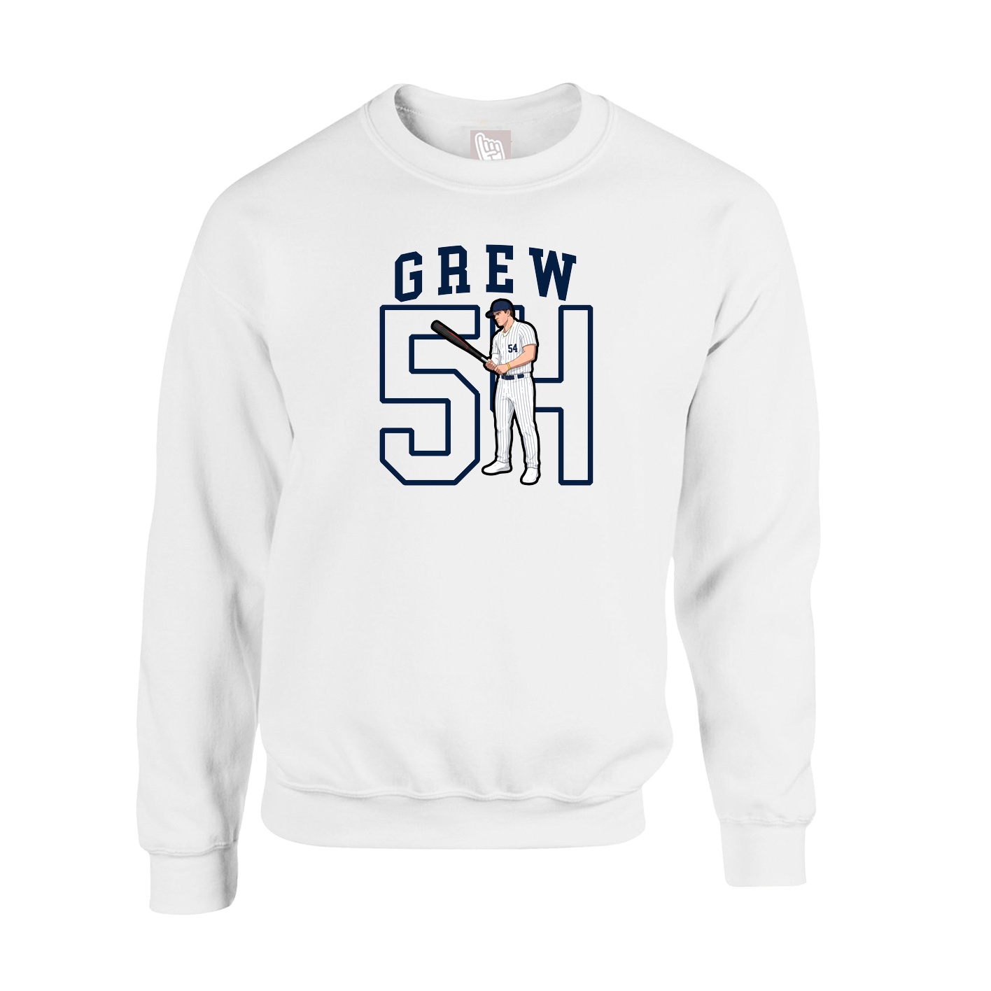 Fleece Crew — Shirsey in White