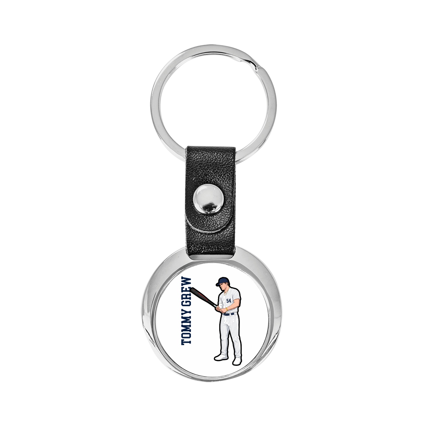 Key Chain — Name Vertical in Classic