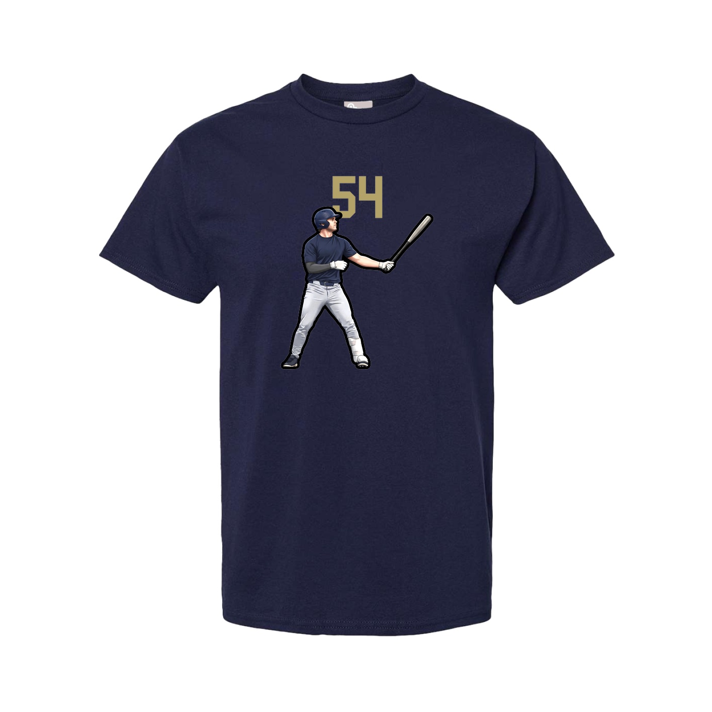 Tee — Number Top in Navy