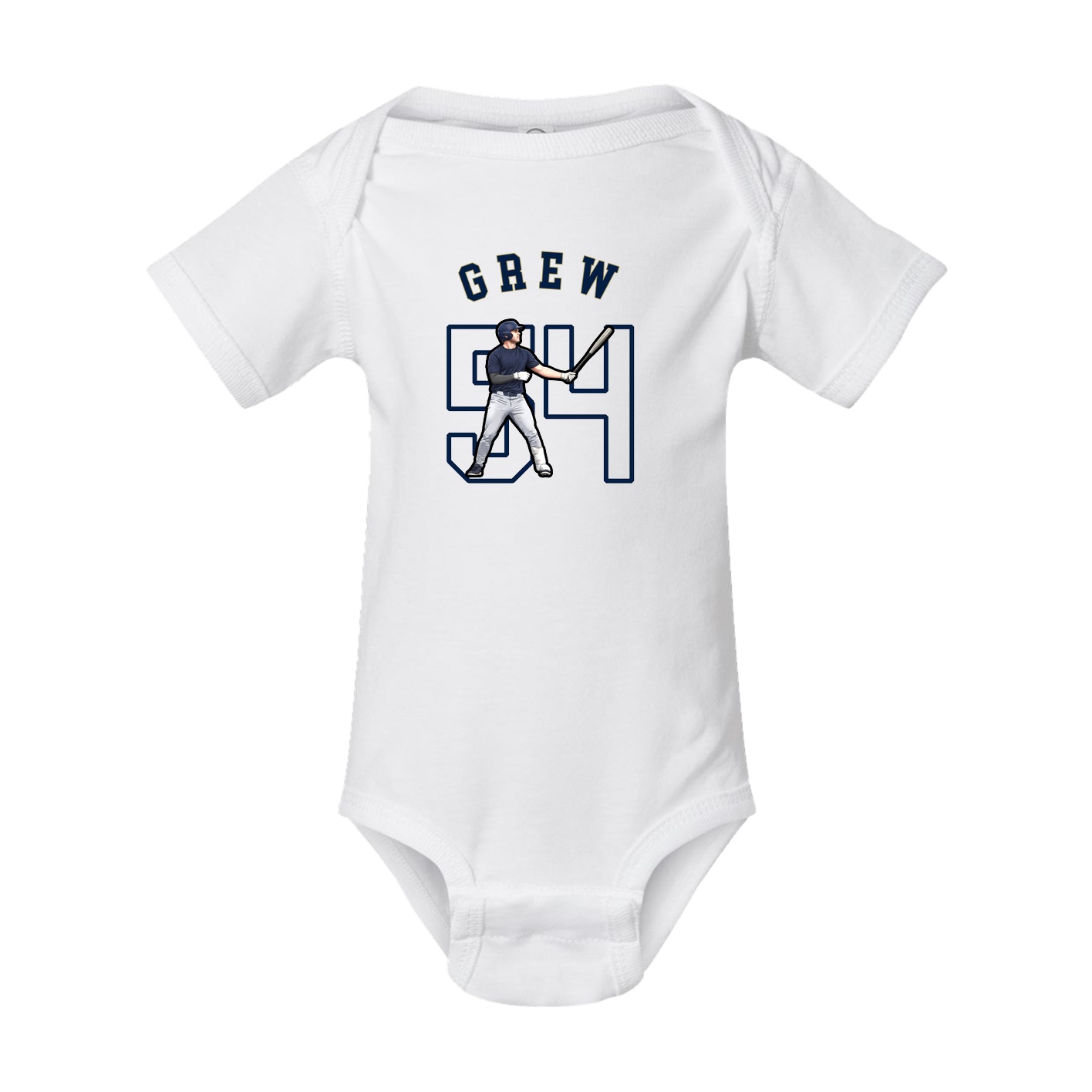 Baby Onesie — Shirsey Arch in White