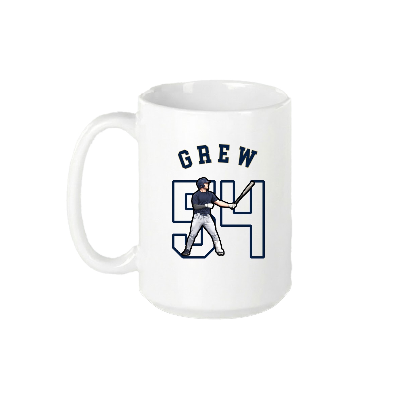 15oz Coffee Mug — Shirsey Arch in White