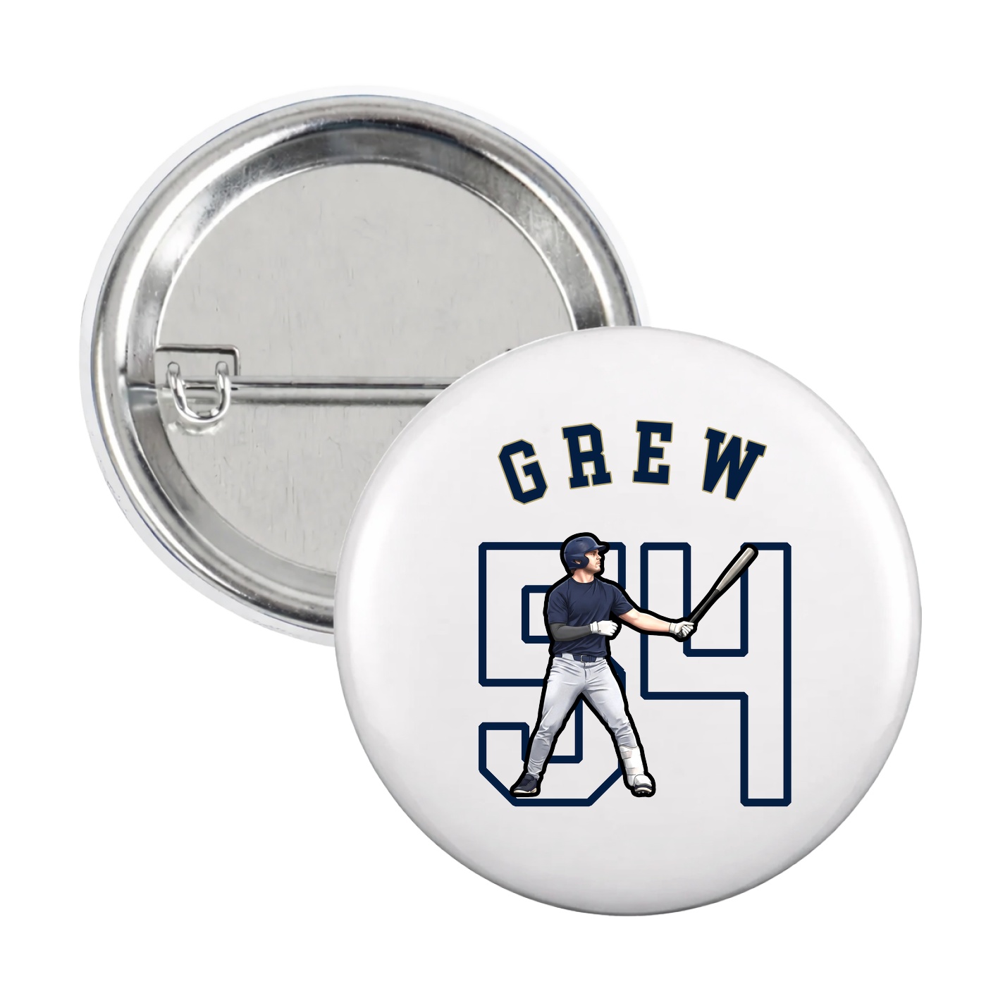 Game Day Button — Shirsey Arch in White