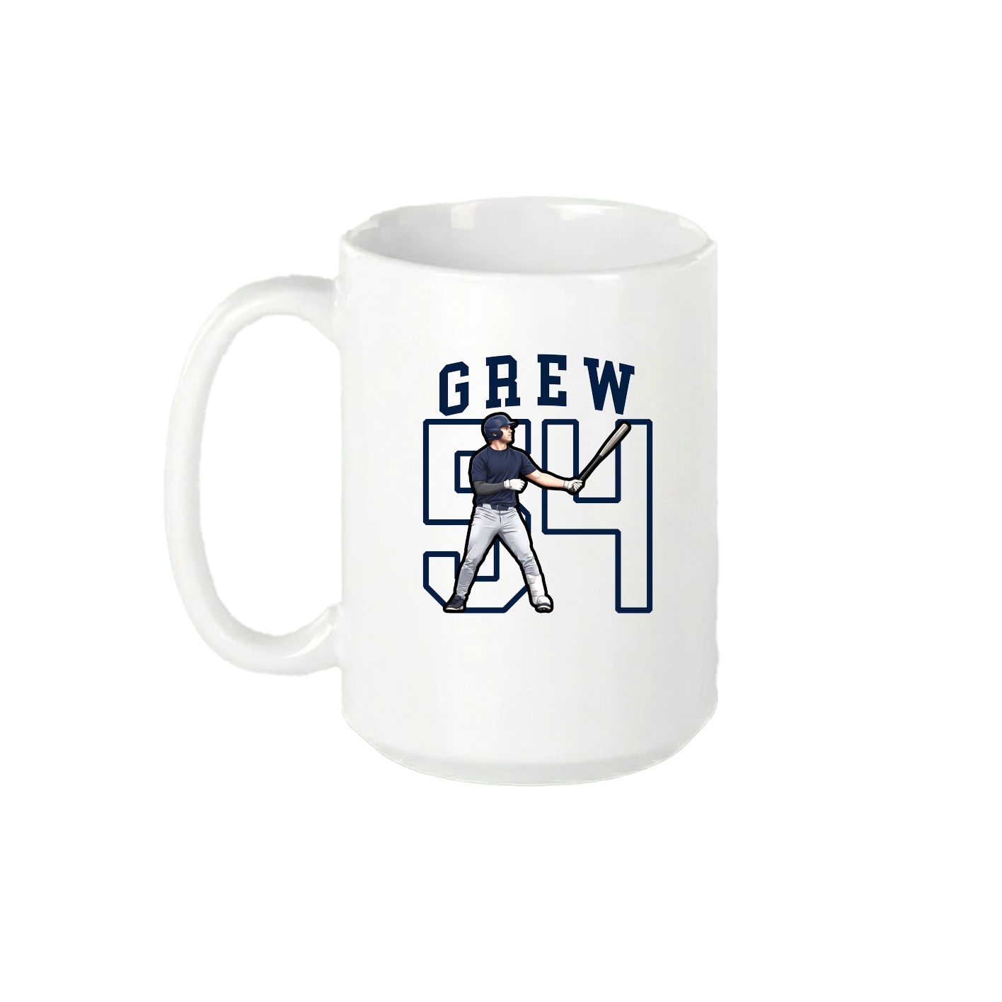 15oz Coffee Mug — Shirsey in White