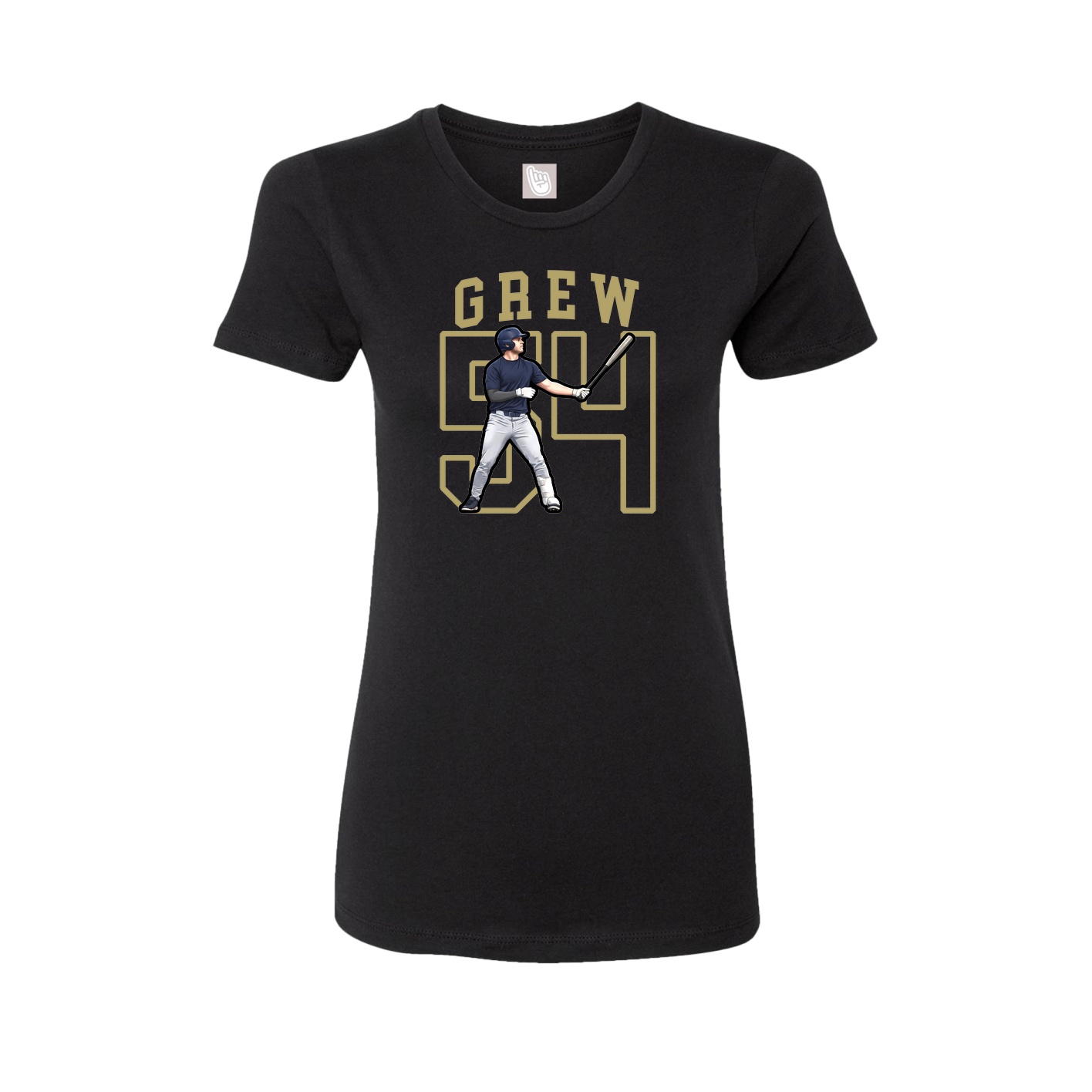 Fitted Women's Tee — Shirsey in Black